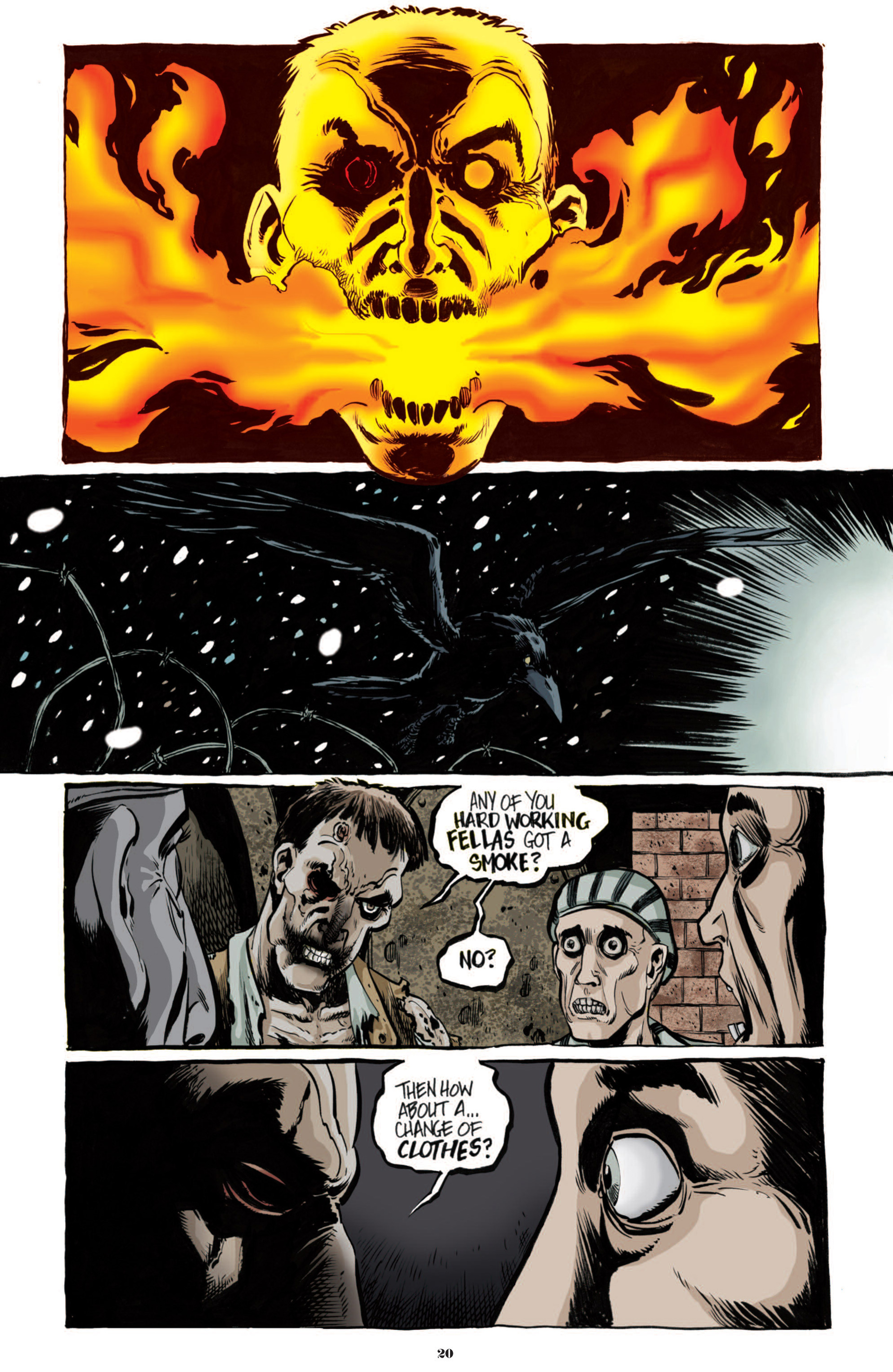 Read online The Crow: Skinning the Wolves comic -  Issue #1 - 21