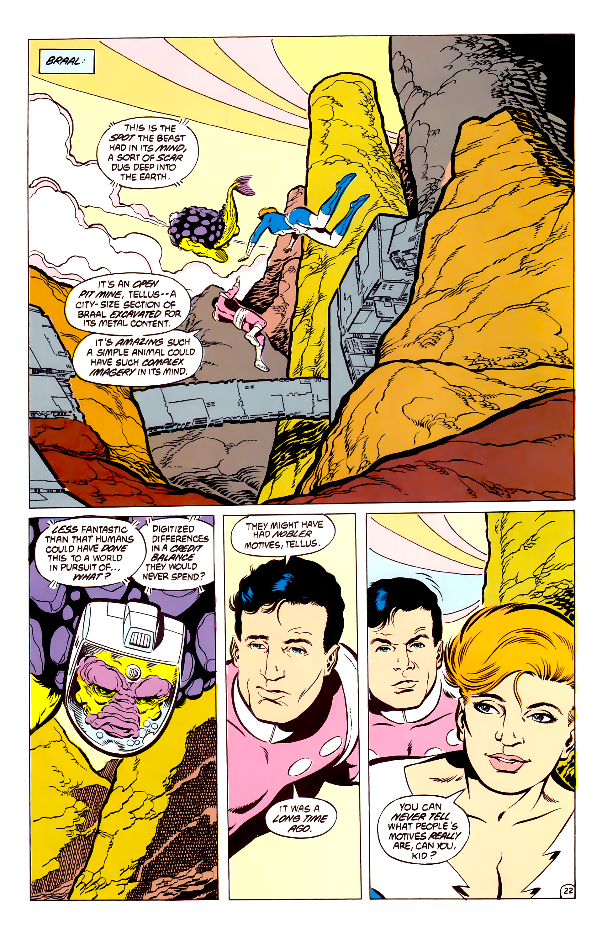 Legion of Super-Heroes (1984) 52 Page 22