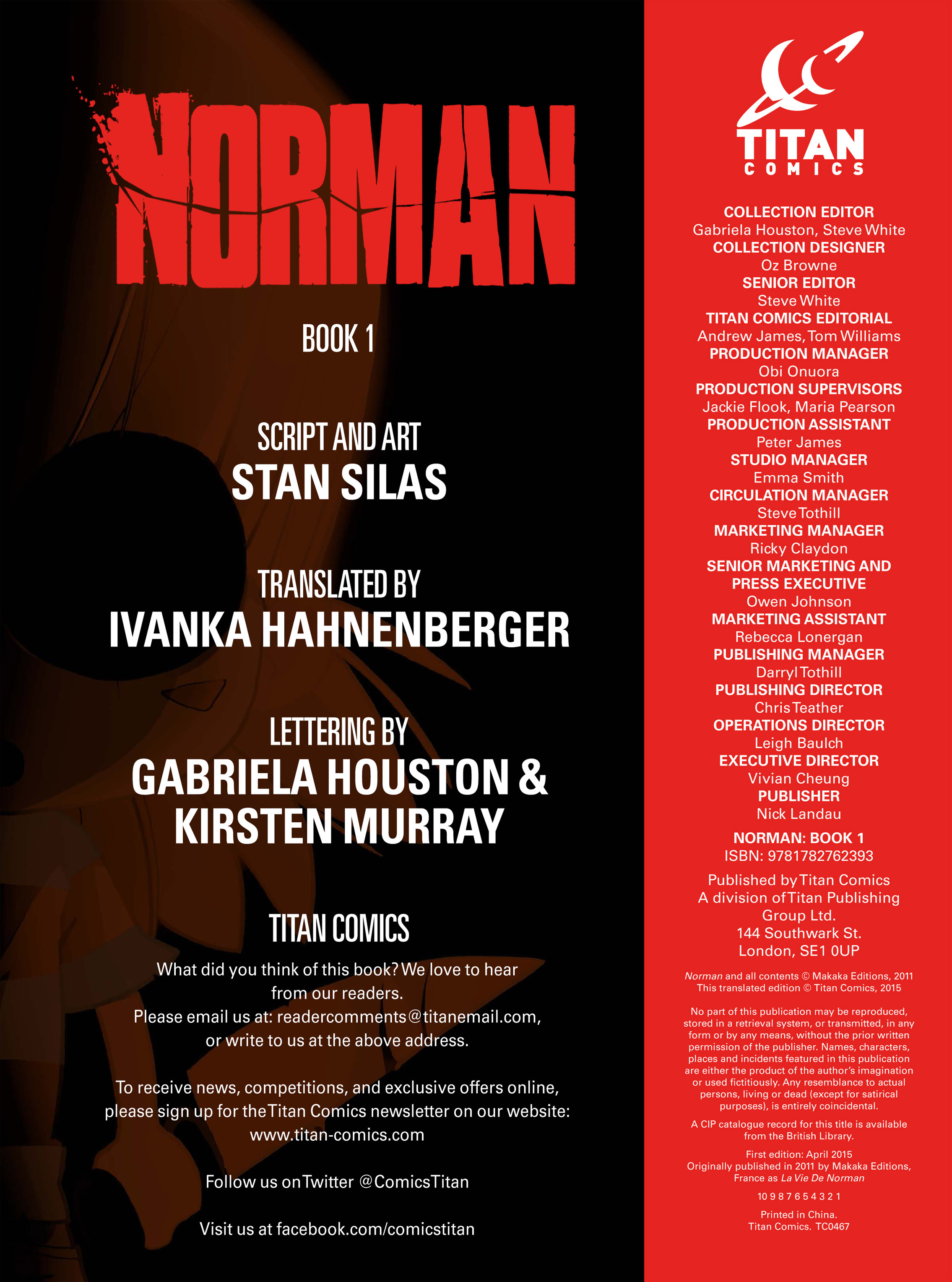 Read online Norman (2015) comic -  Issue #1 - 3