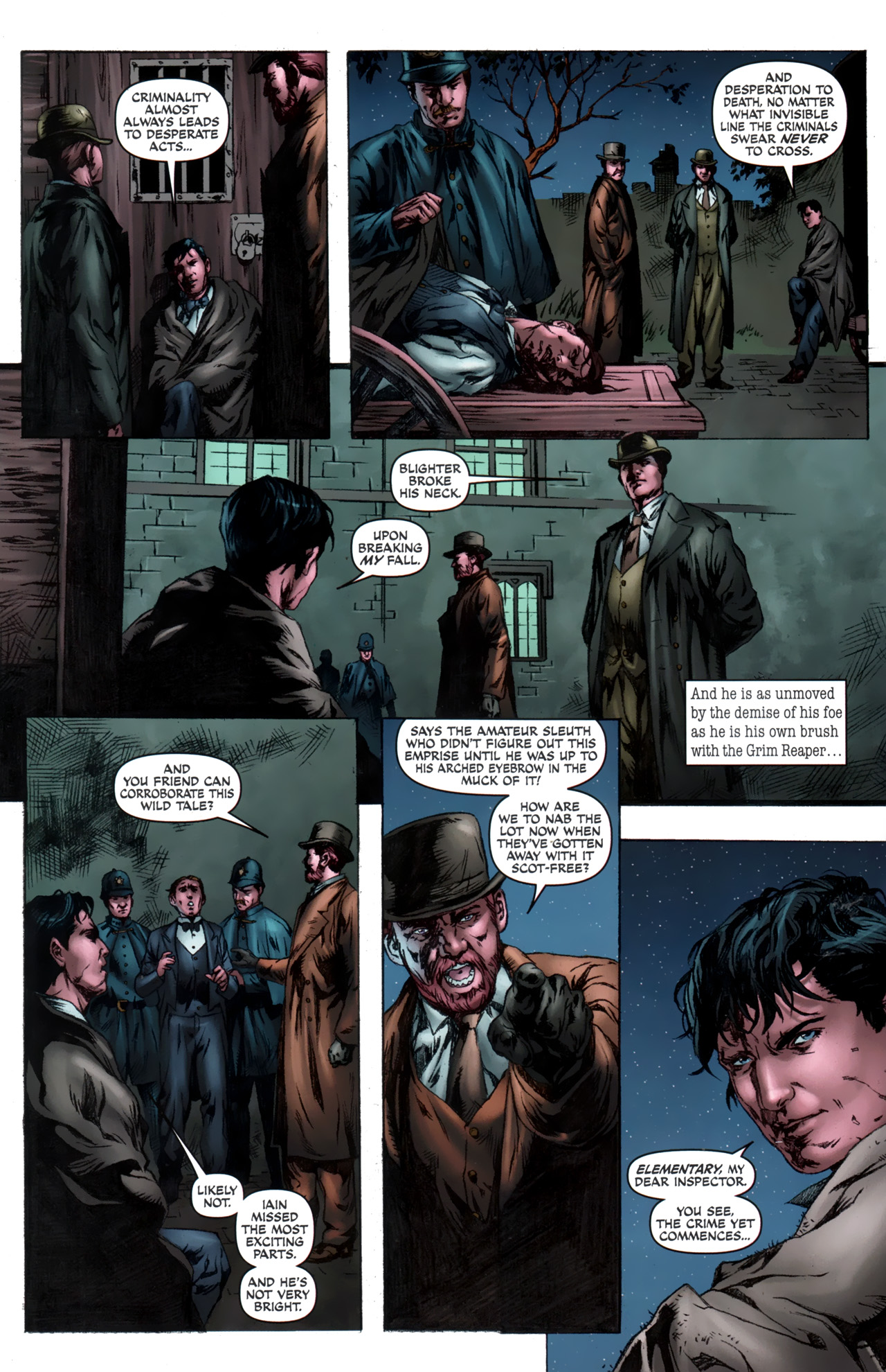 Read online Sherlock Holmes: Year One comic -  Issue #1 - 21