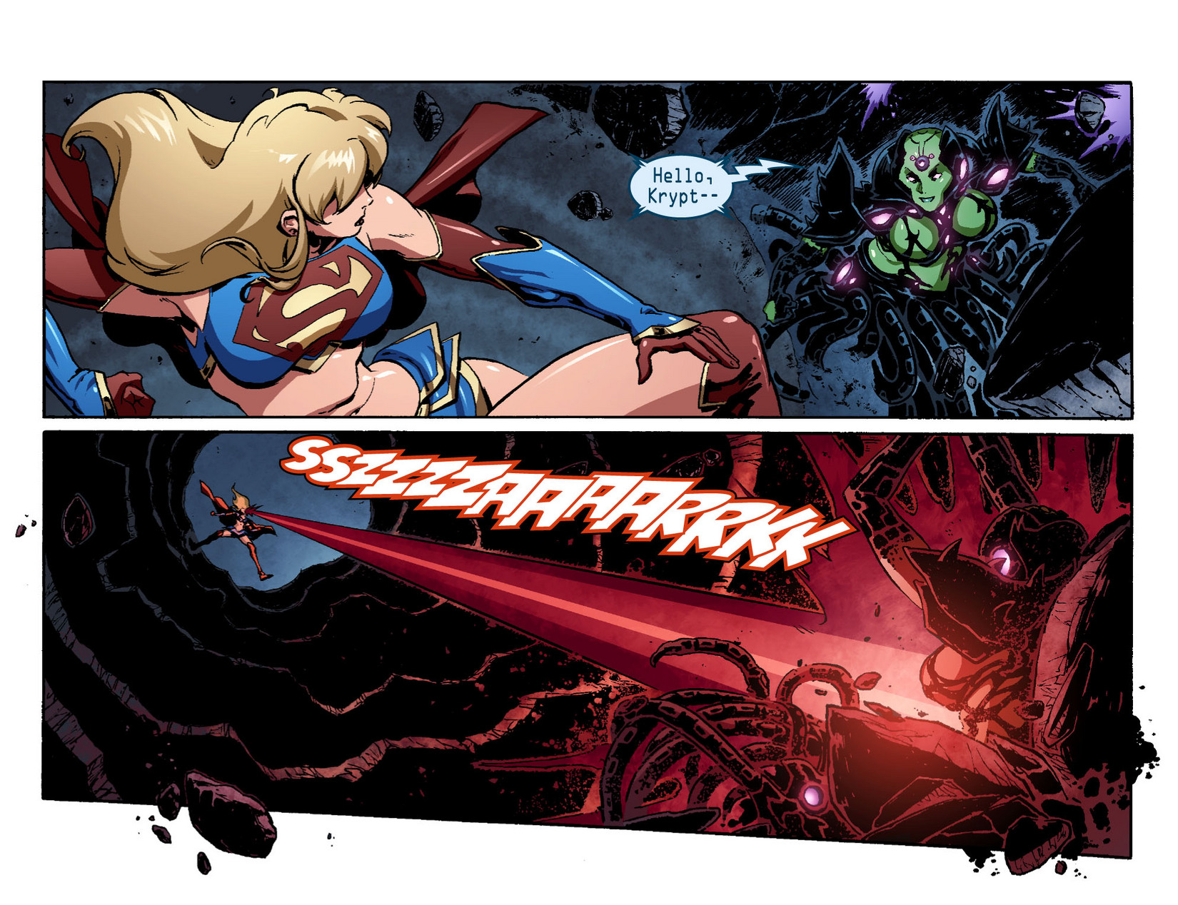 Read online Ame-Comi: Supergirl comic -  Issue #2 - 19