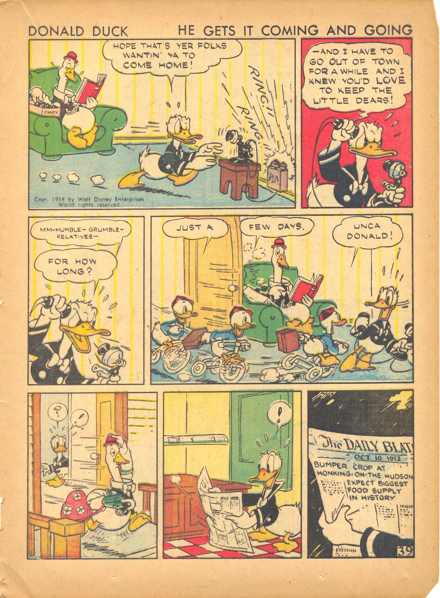 Read online Walt Disney's Comics and Stories comic -  Issue #7 - 41