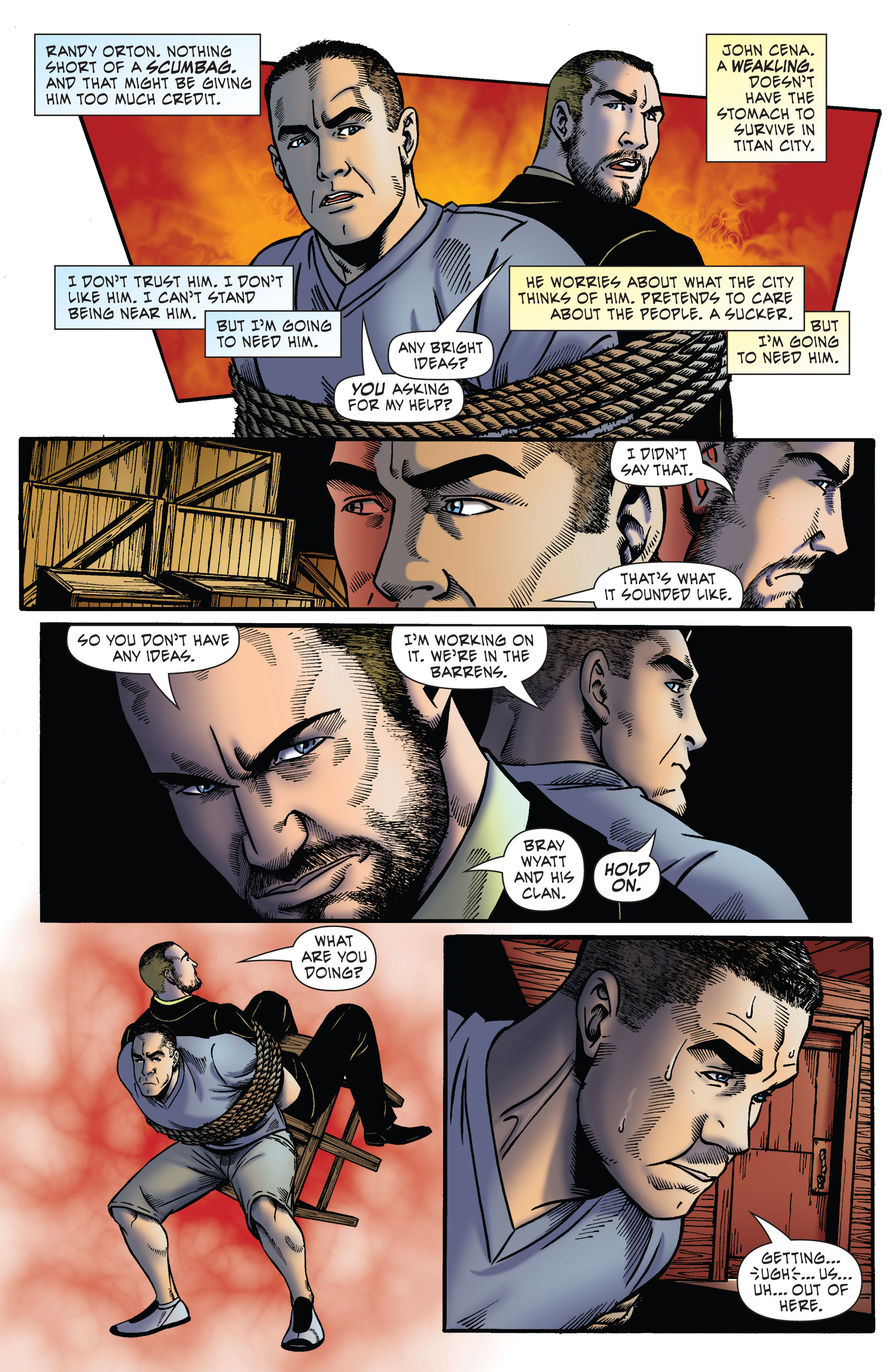 Read online WWE Superstars comic -  Issue #3 - 4