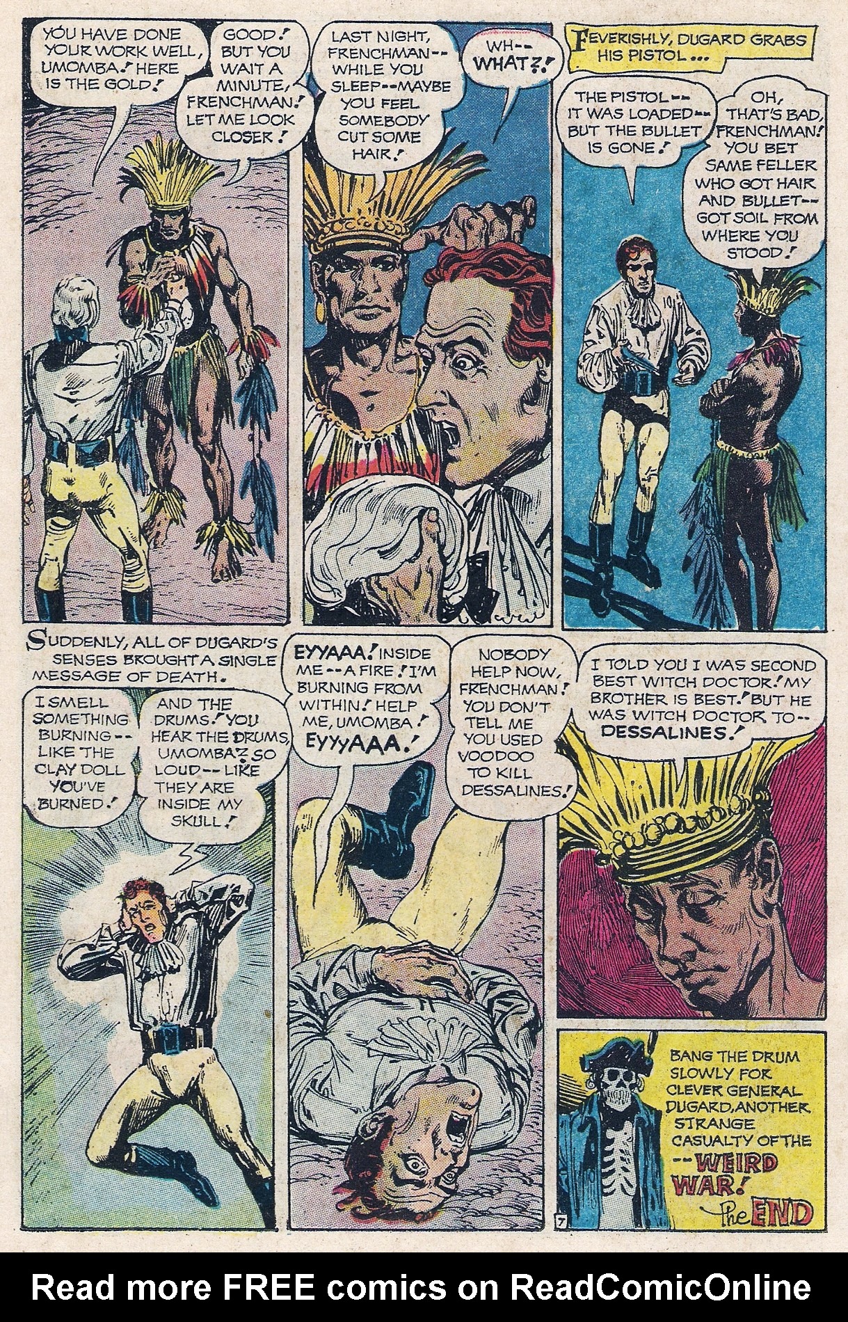 Read online Weird War Tales (1971) comic -  Issue #20 - 21