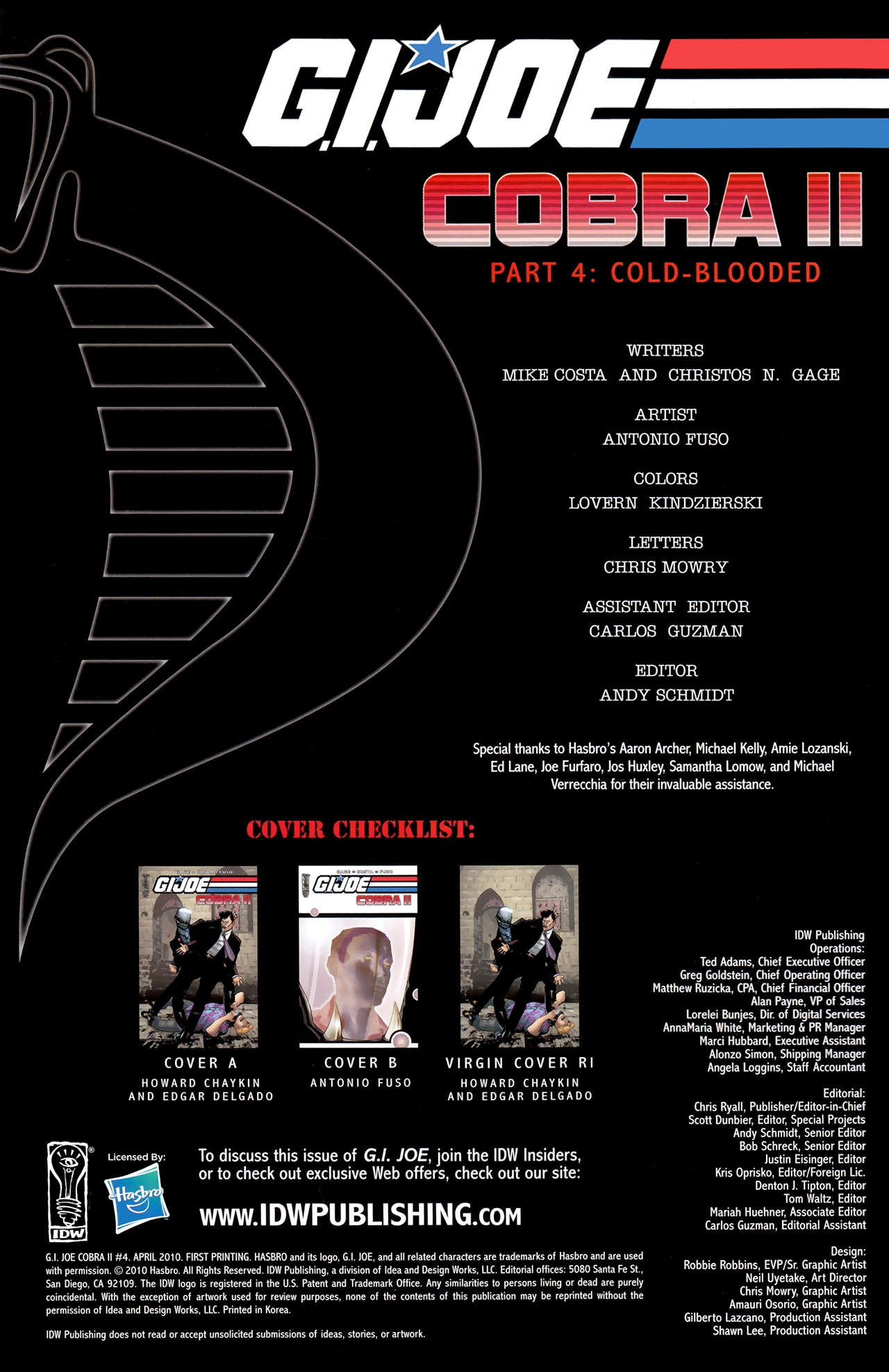 Read online G.I. Joe Cobra (2010) comic -  Issue #4 - 3