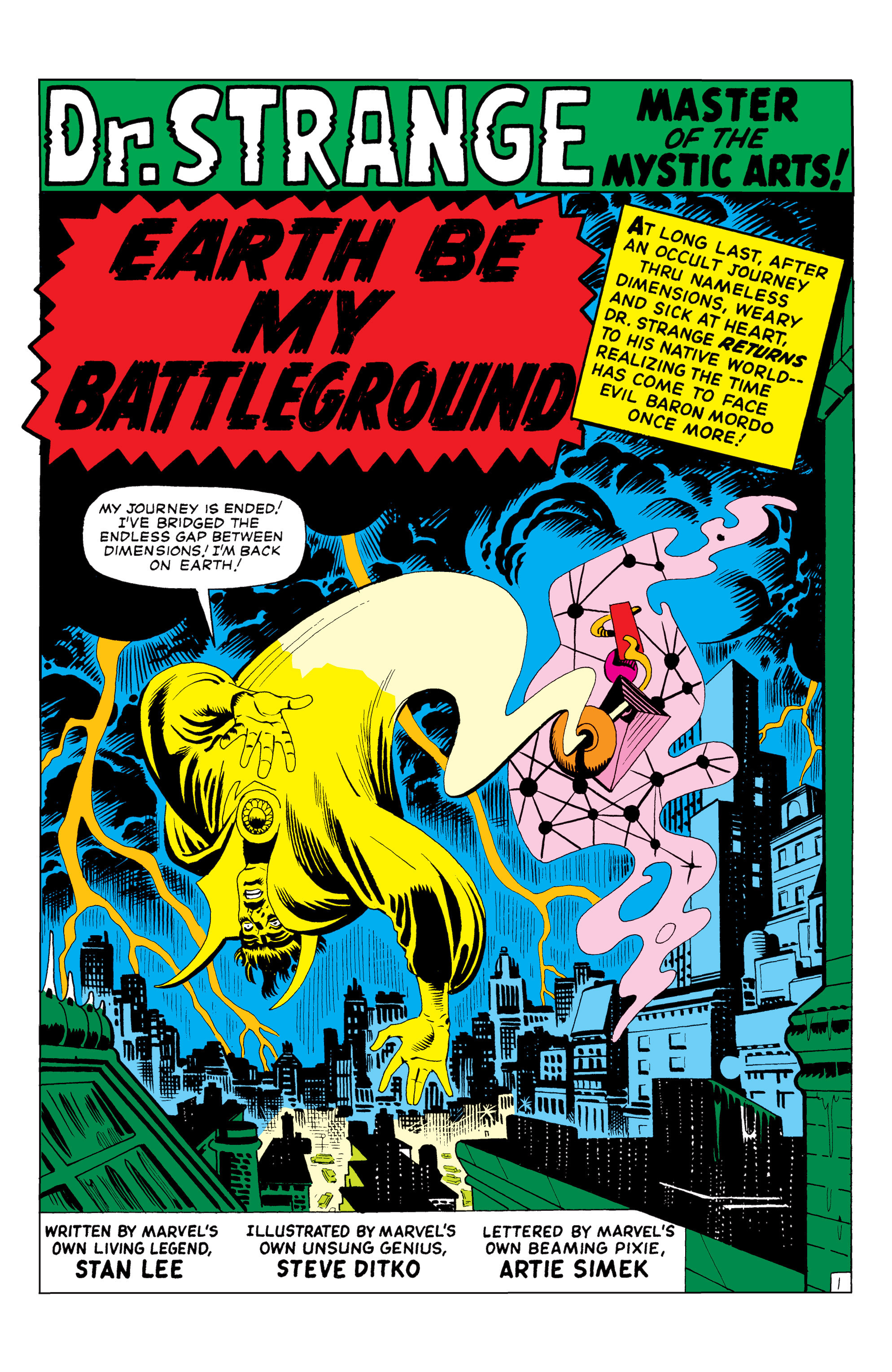 Read online Marvel Masterworks: Doctor Strange comic -  Issue # TPB 1 (Part 3) - 21