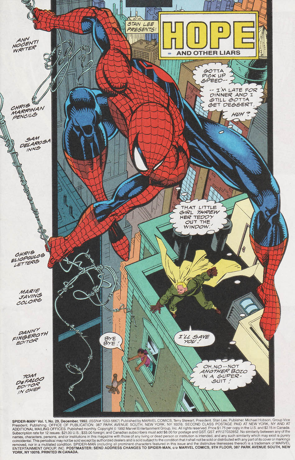 Read online Spider-Man (1990) comic -  Issue #29 - Hope And Other Liars - 2