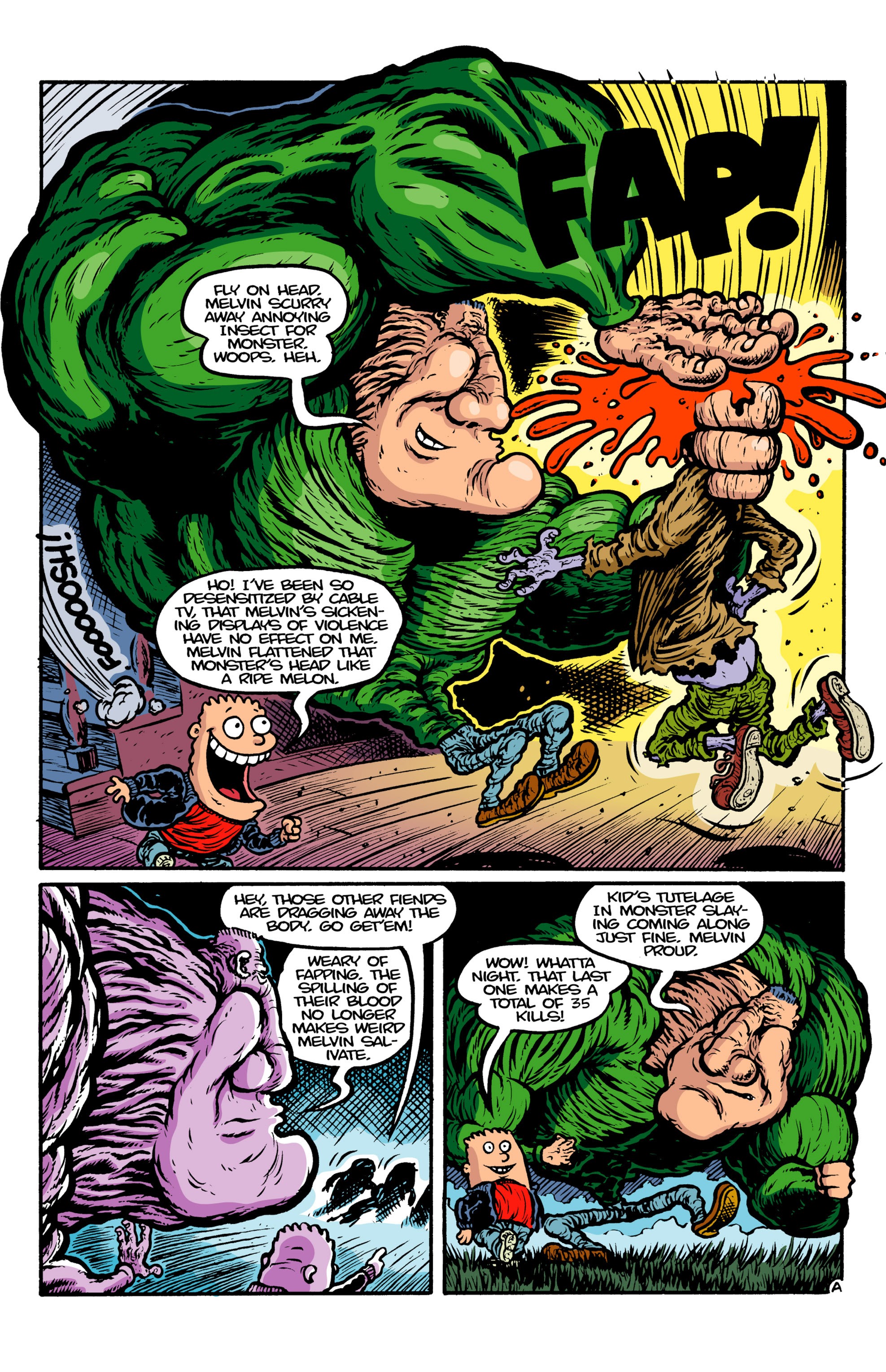 Read online Weird Melvin comic -  Issue #5 - 3