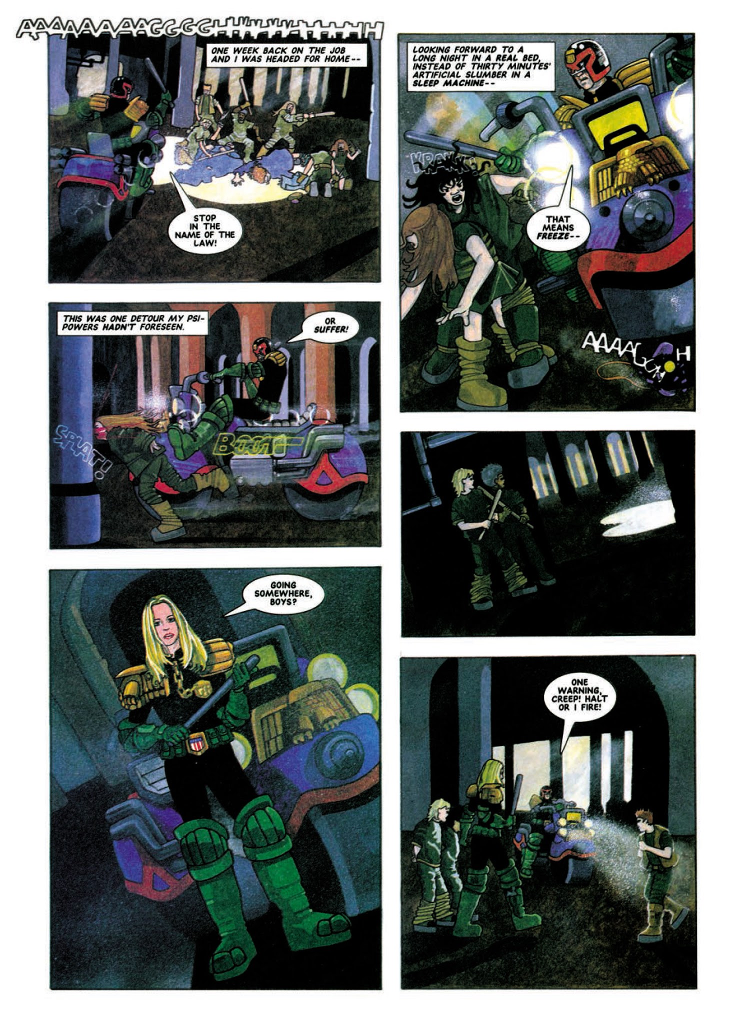 Read online Judge Anderson: The Psi Files comic -  Issue # TPB 3 - 122