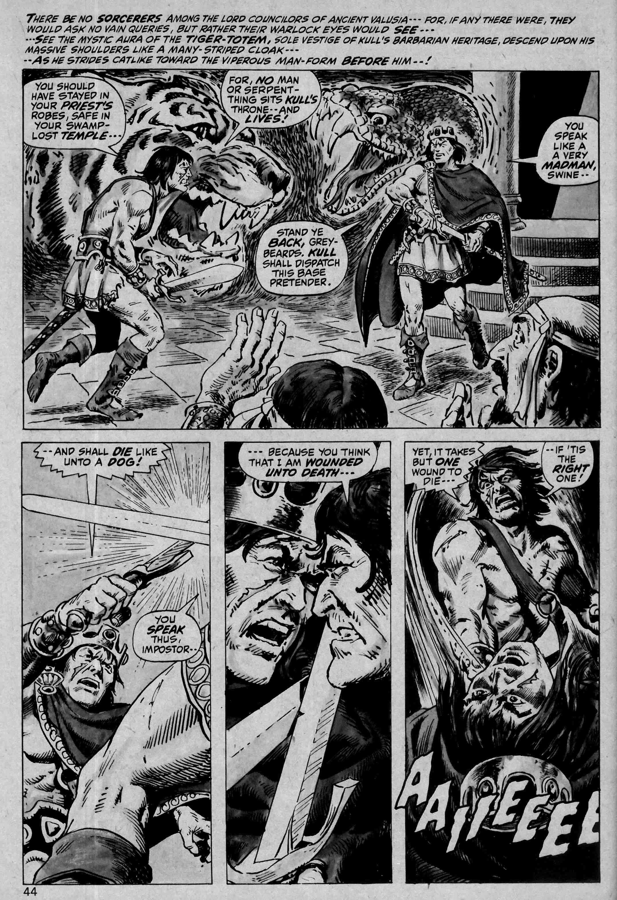 Read online Kull and the Barbarians comic -  Issue #1 - 44