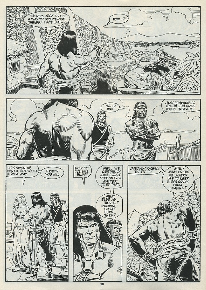 Read online The Savage Sword Of Conan comic -  Issue #182 - 20