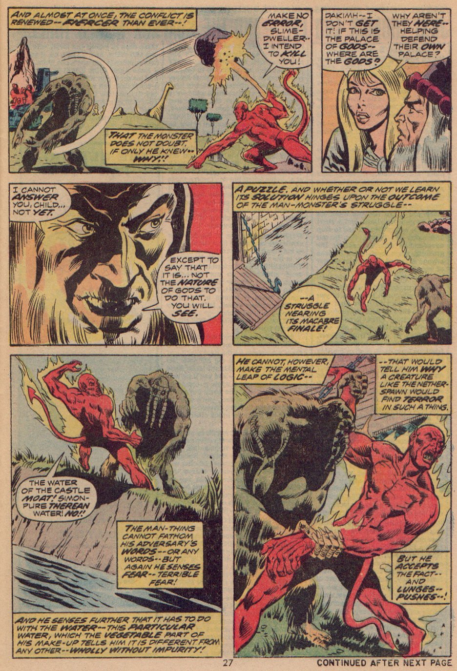 Read online Man-Thing (1974) comic -  Issue #1 - 18
