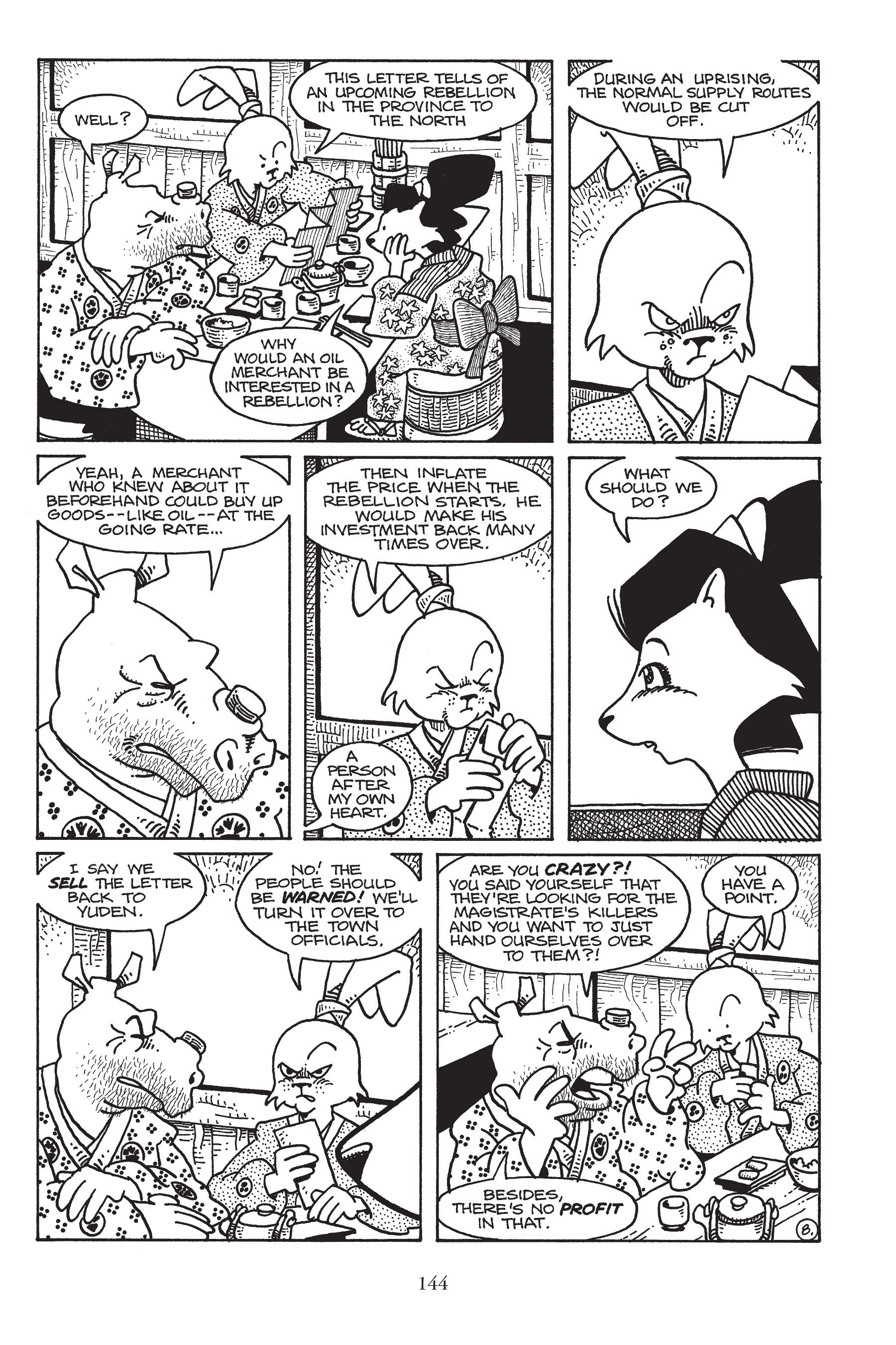 Read online Usagi Yojimbo (1987) comic -  Issue # _TPB 7 - 136