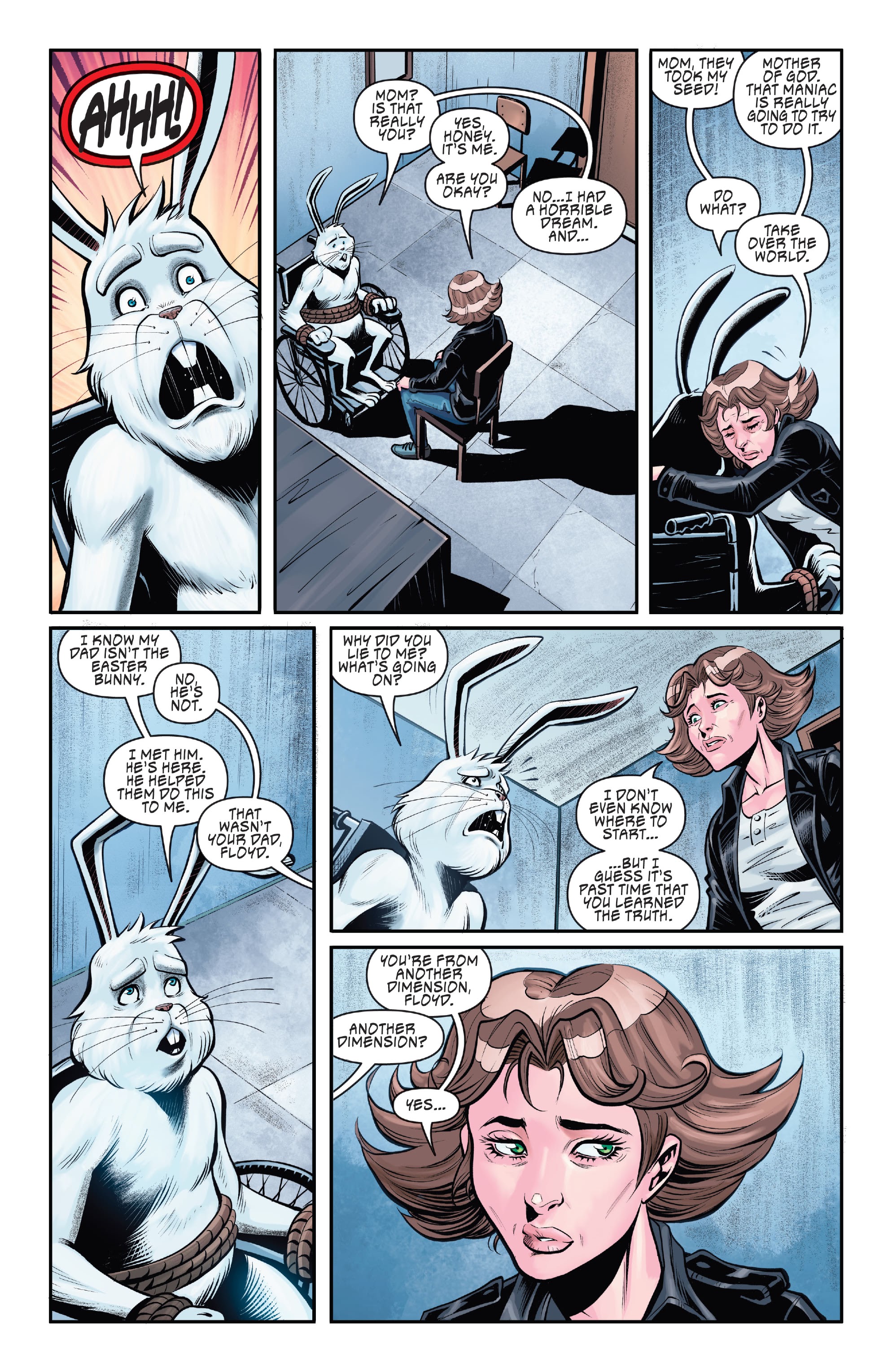 Read online Man Goat & the Bunnyman: Green Eggs & Blam comic -  Issue #3 - 4