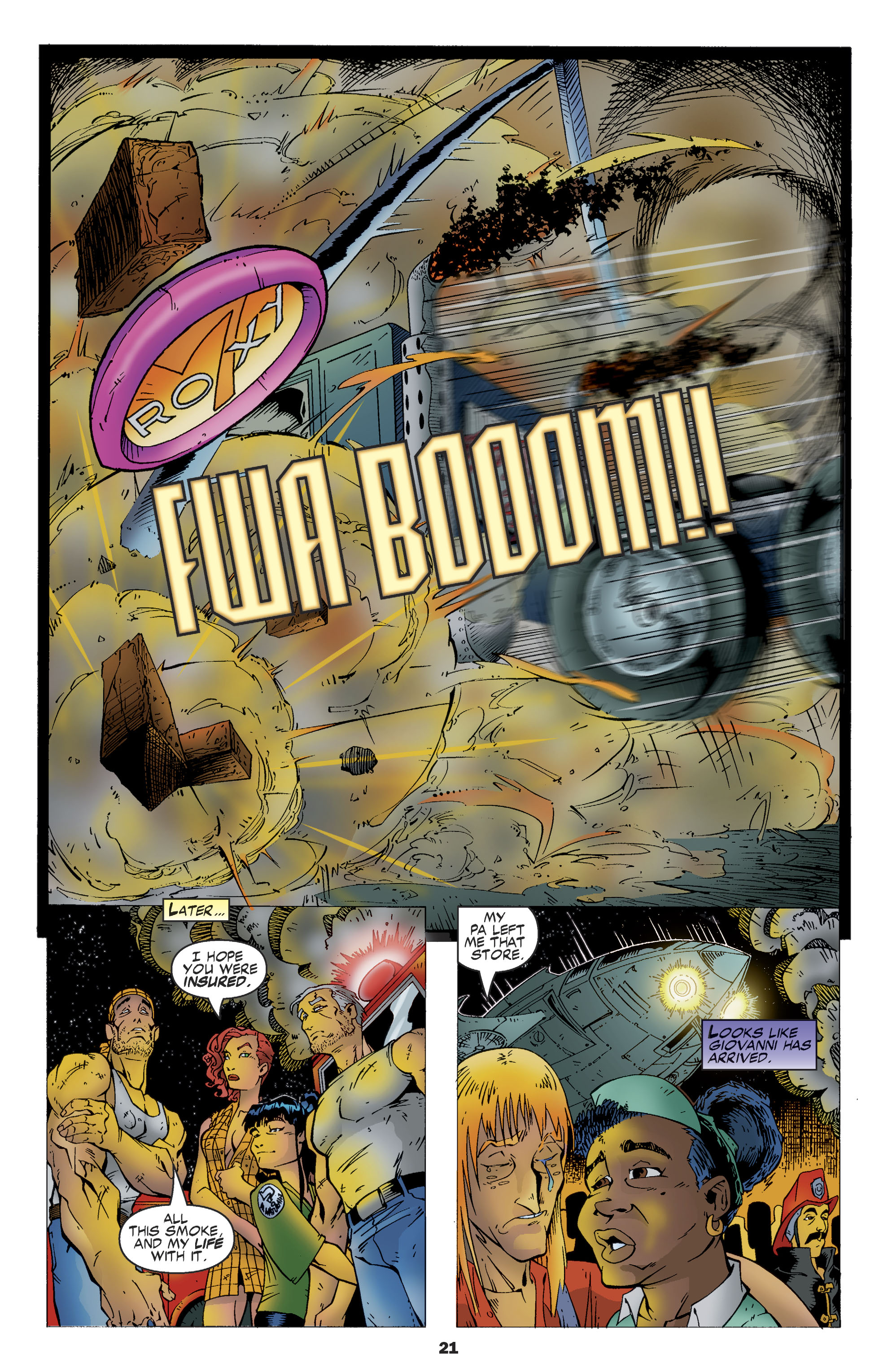 Read online Backlash comic -  Issue #23 - 22