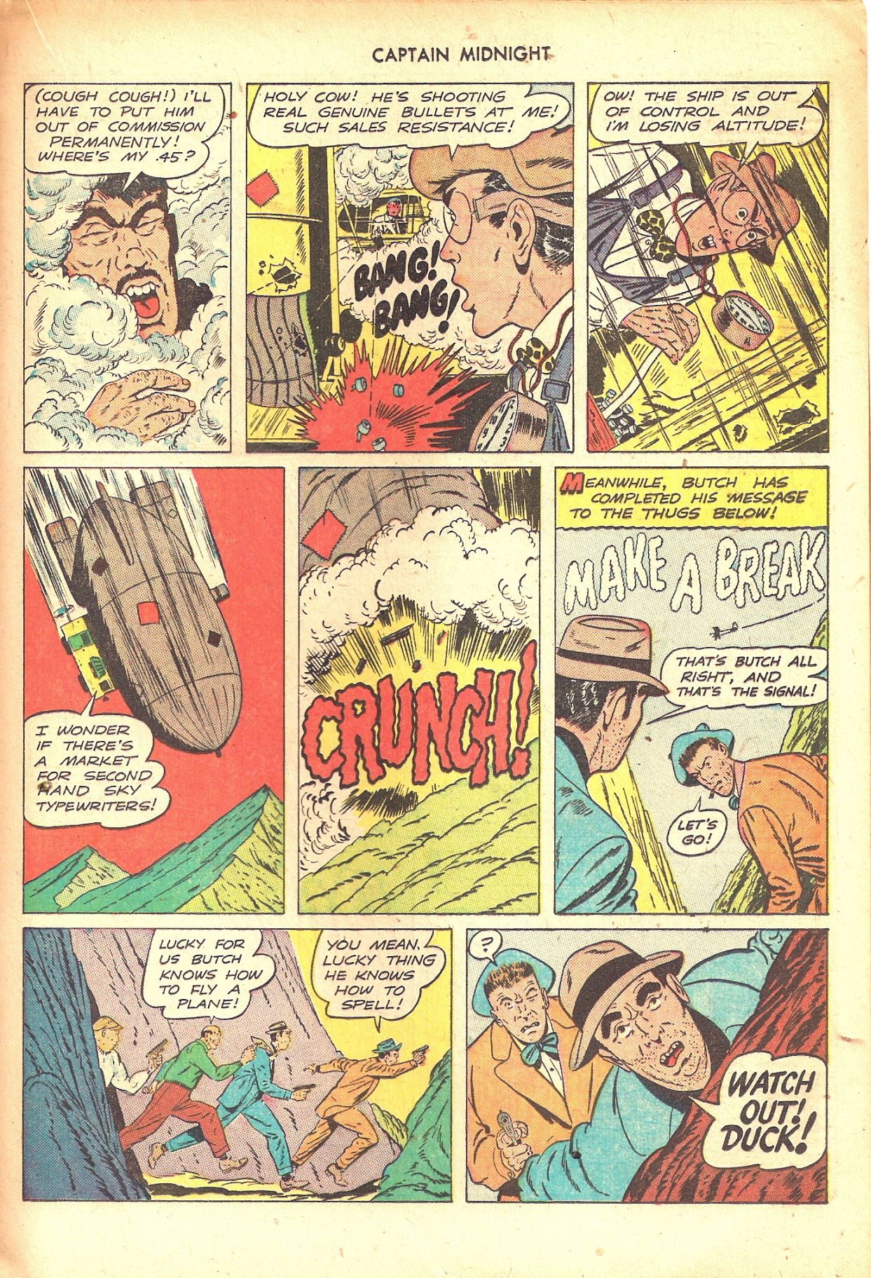 Read online Captain Midnight (1942) comic -  Issue #65 - 22