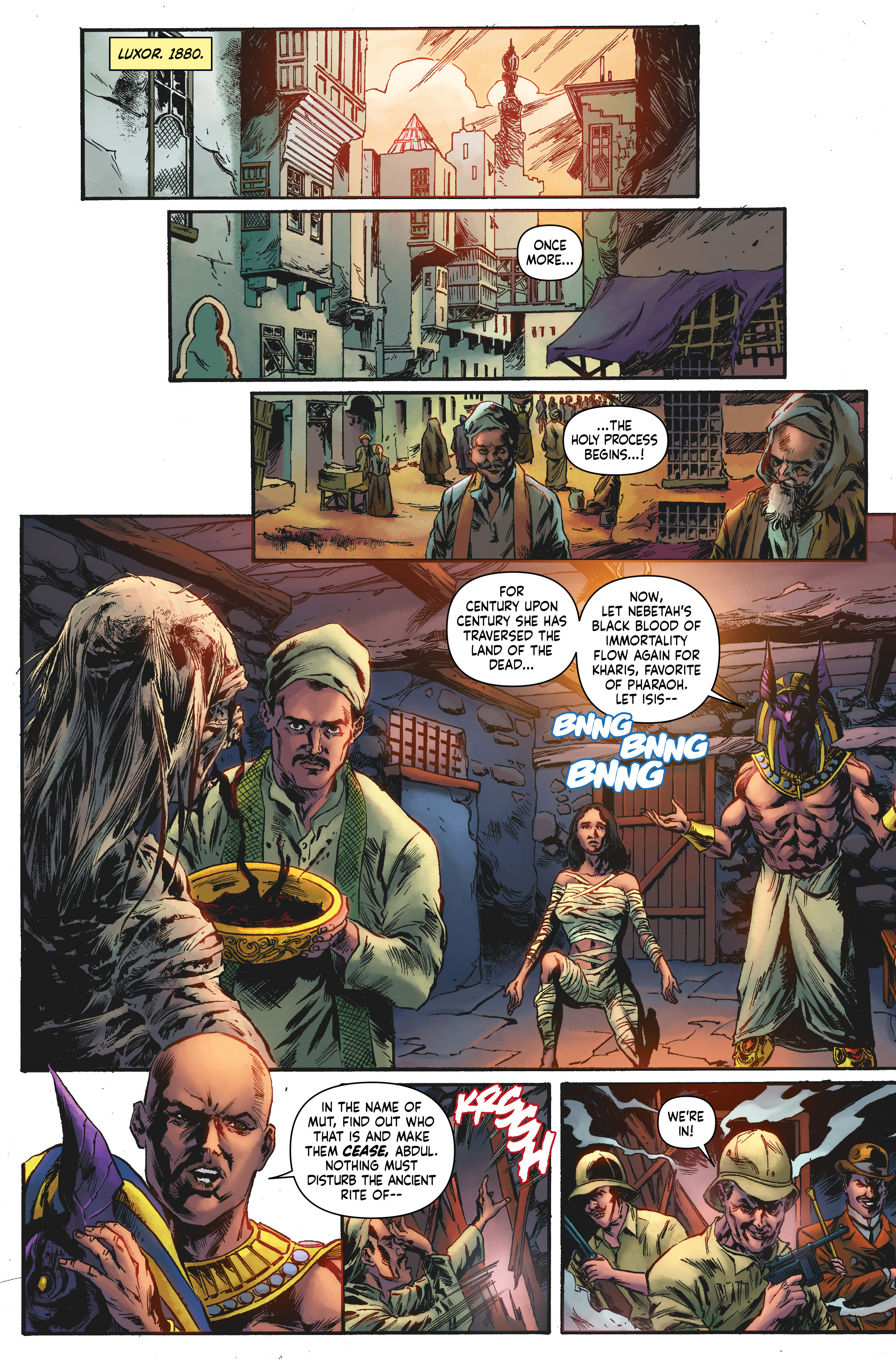 Read online The Mummy comic -  Issue #3 - 6
