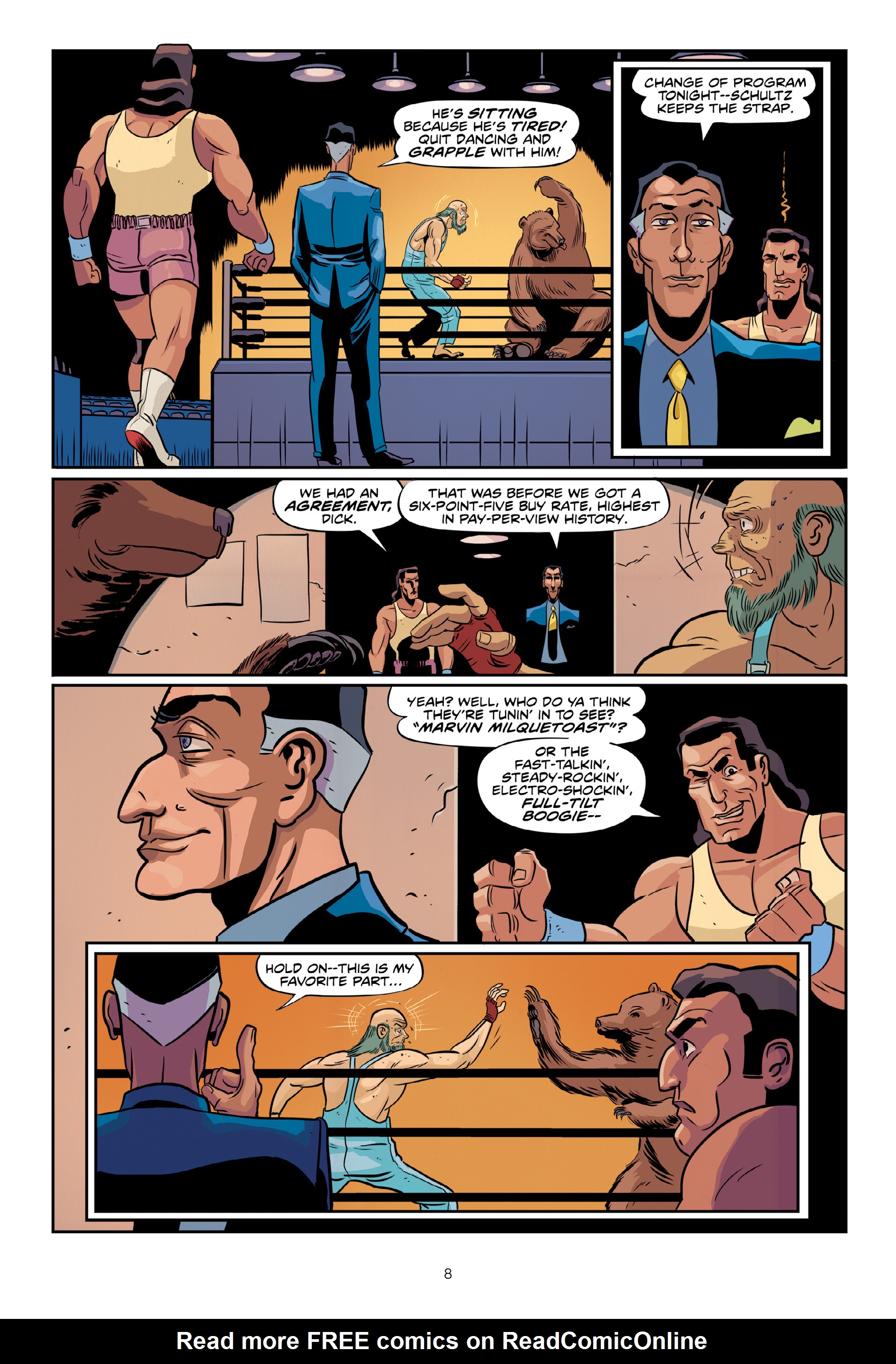 Read online Invasion from Planet Wrestletopia comic -  Issue #1 - 8