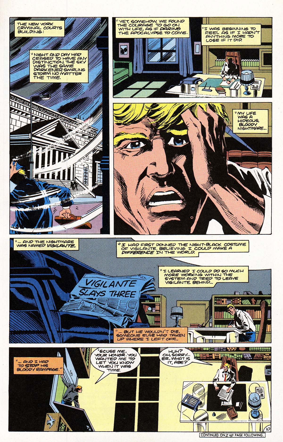 Read online Vigilante (1983) comic -  Issue #22 - 11