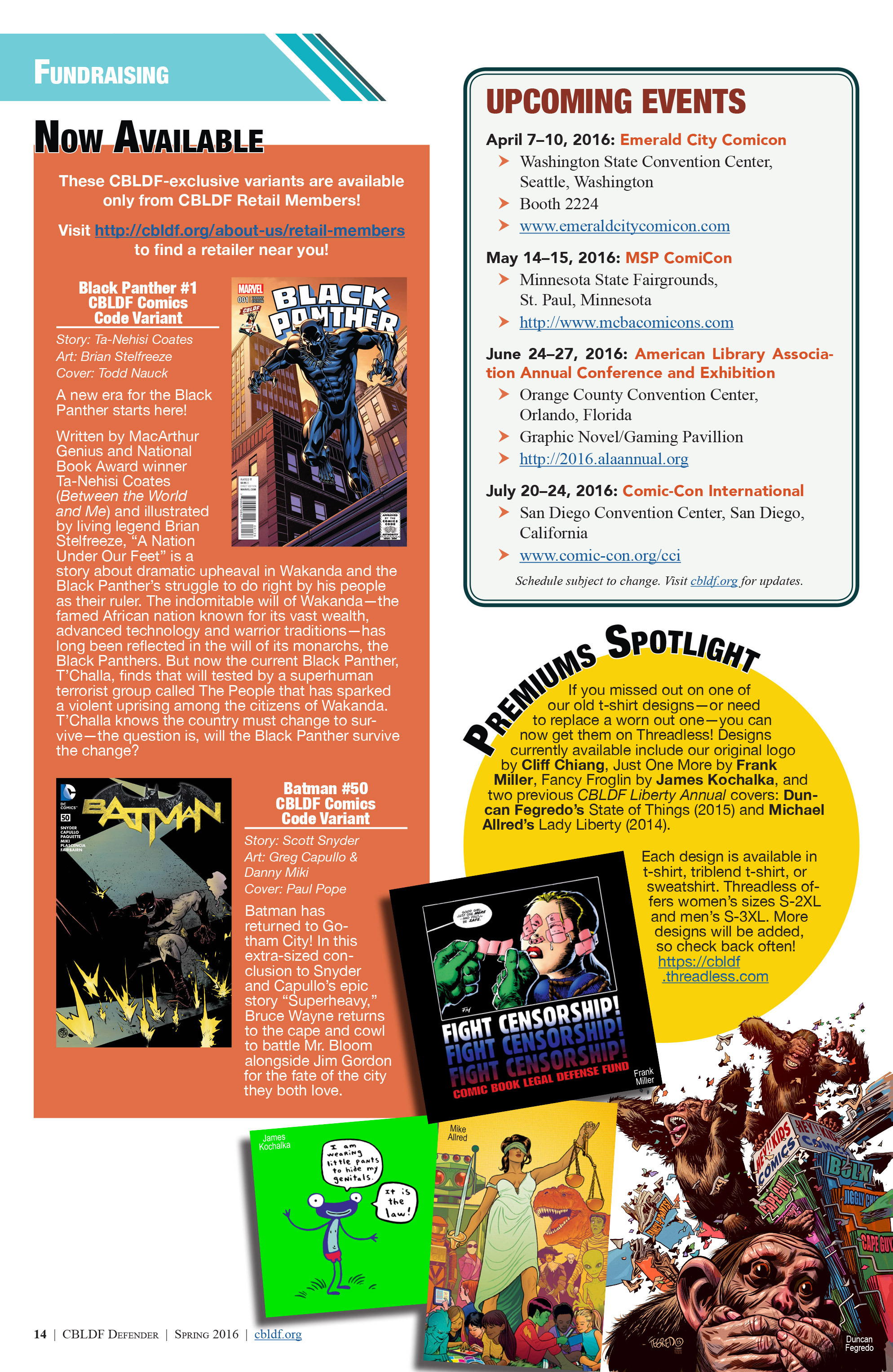 Read online CBLDF Defender comic -  Issue #5 - 13