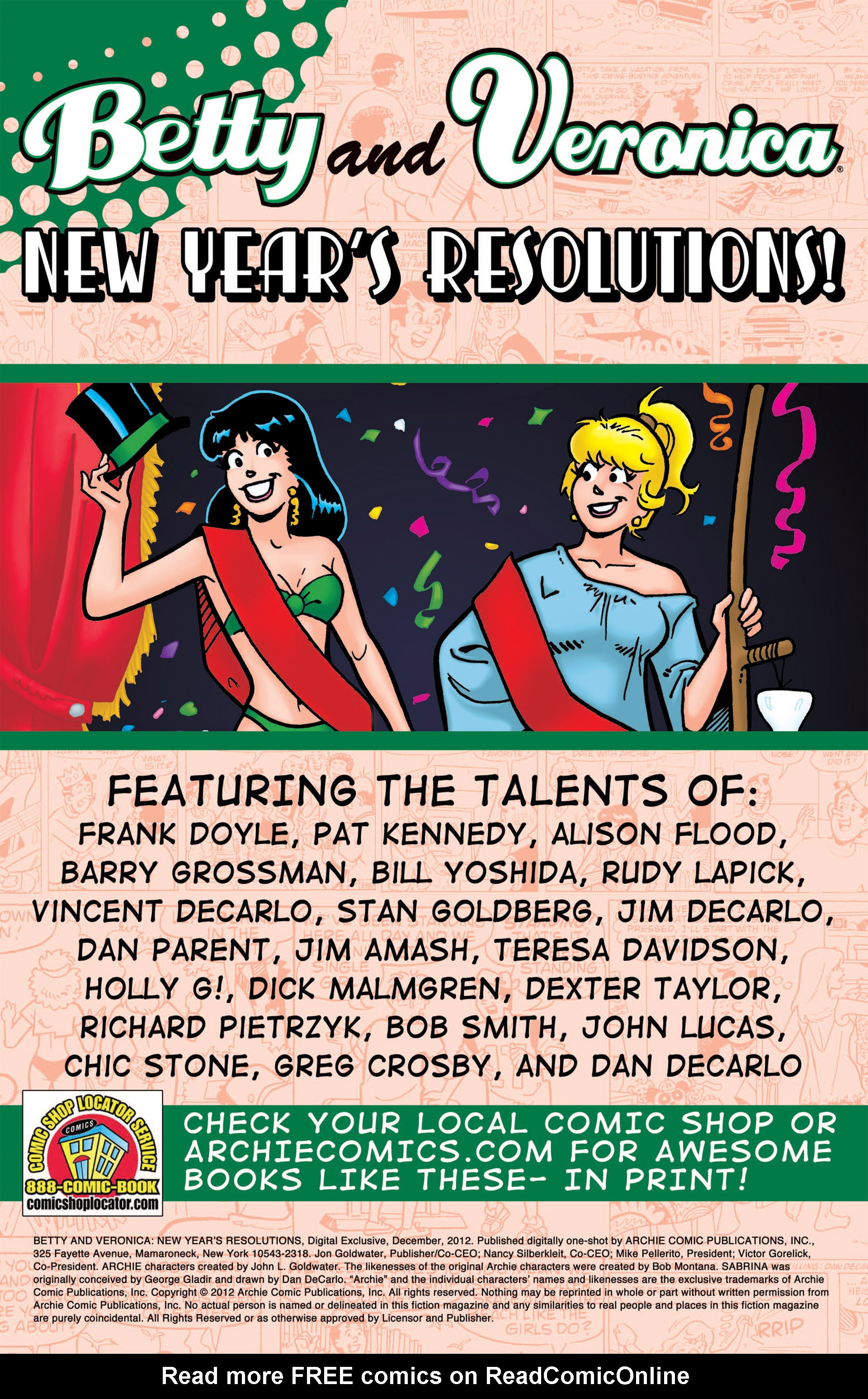Read online Betty & Veronica New Year's Resolutions comic -  Issue # TPB - 2