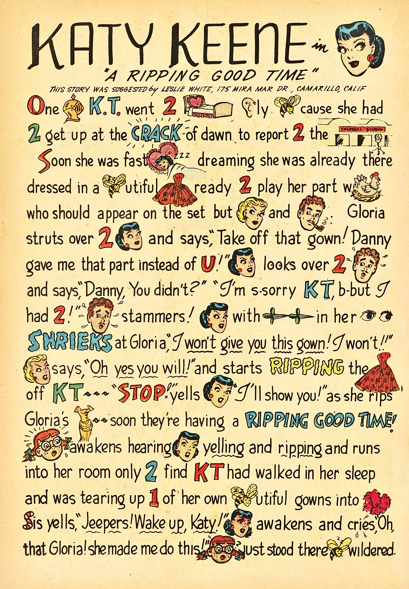 Read online Katy Keene (1949) comic -  Issue #36 - 20