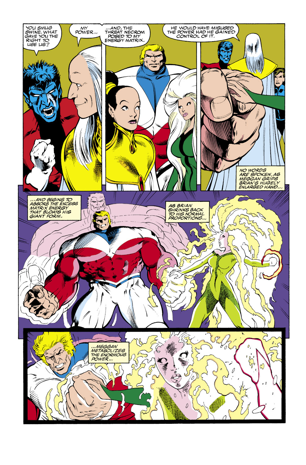 Read online Excalibur (1988) comic -  Issue #50 - 33