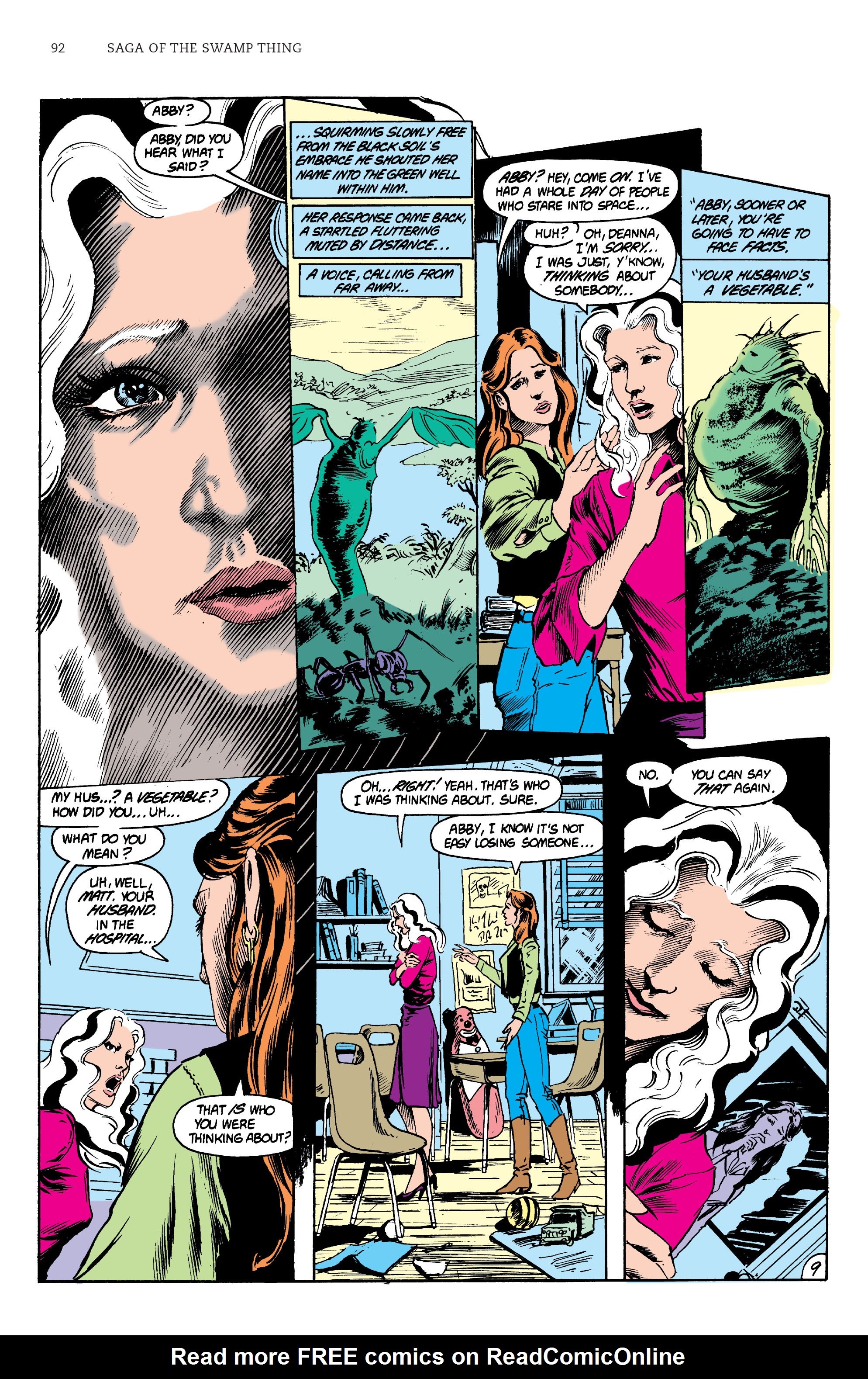 Read online Saga of the Swamp Thing comic -  Issue # TPB 3 (Part 1) - 91
