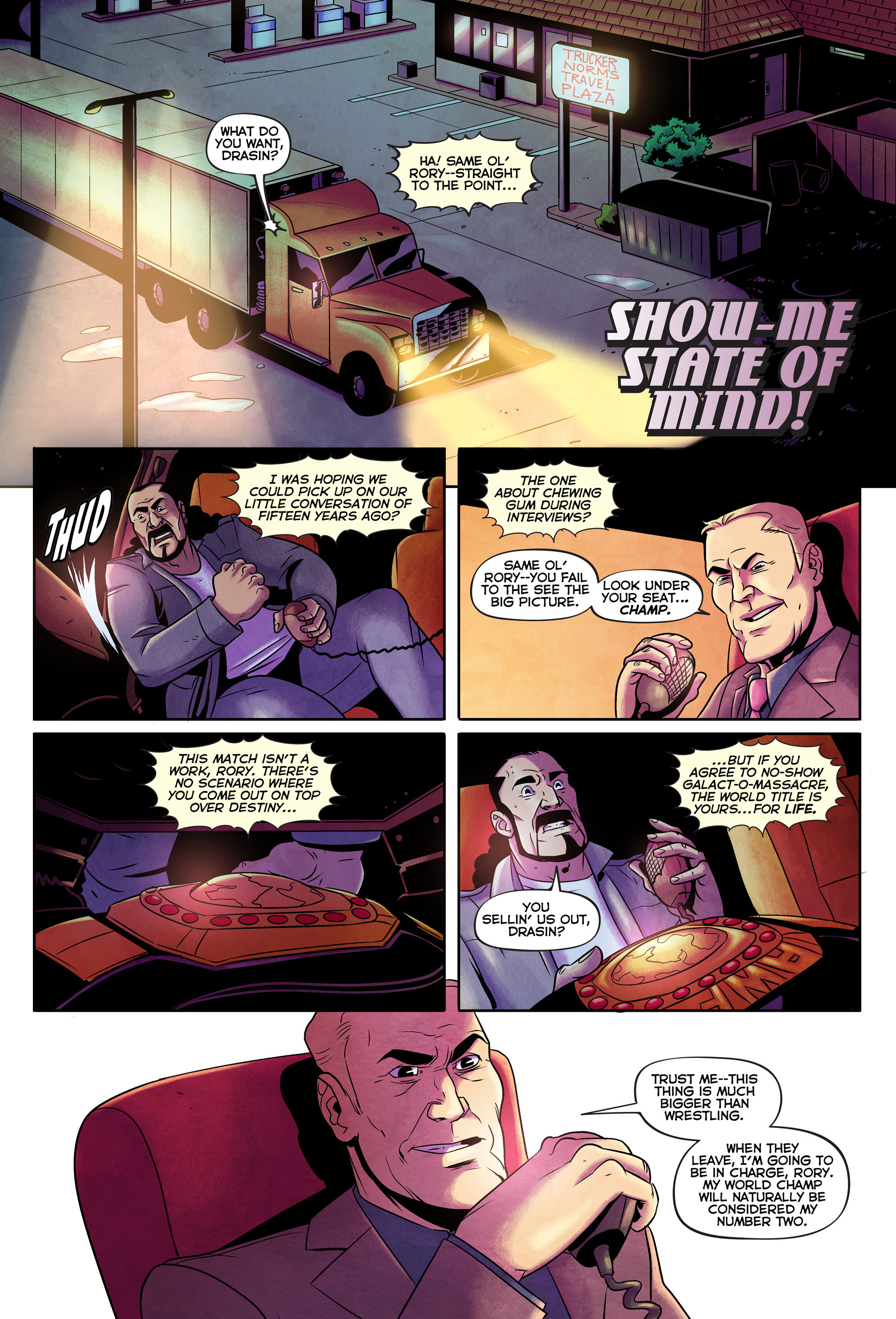 Read online Invasion from Planet Wrestletopia comic -  Issue #5 - 3
