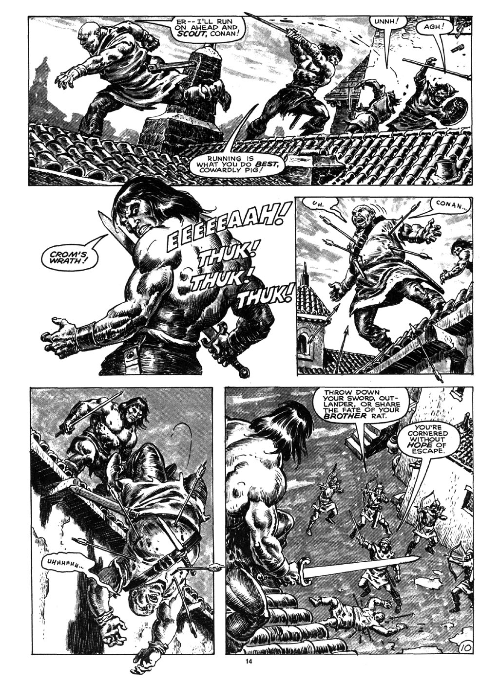 Read online The Savage Sword Of Conan comic -  Issue #164 - 12