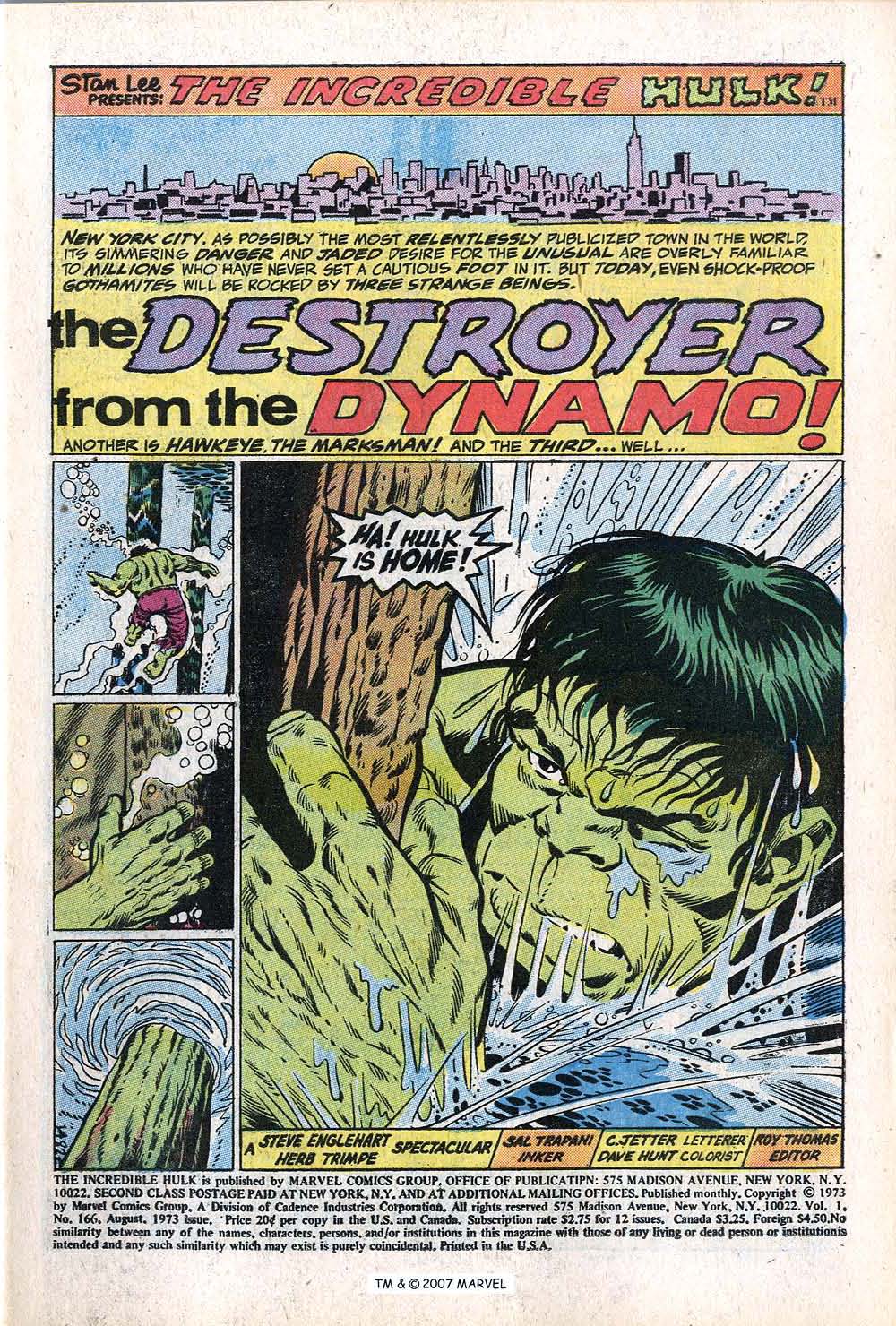 Read online The Incredible Hulk (1968) comic -  Issue #166 - 3