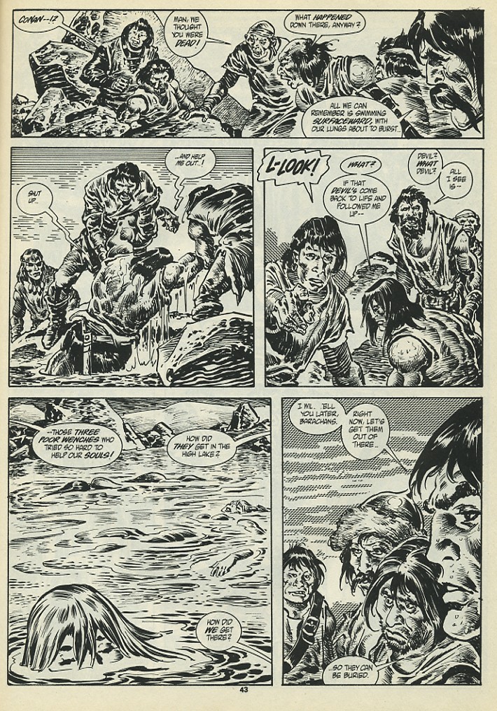 Read online The Savage Sword Of Conan comic -  Issue #198 - 45