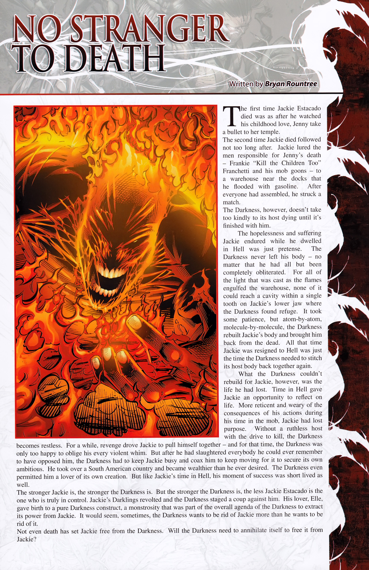 Read online The Darkness (2007) comic -  Issue #95 - 23
