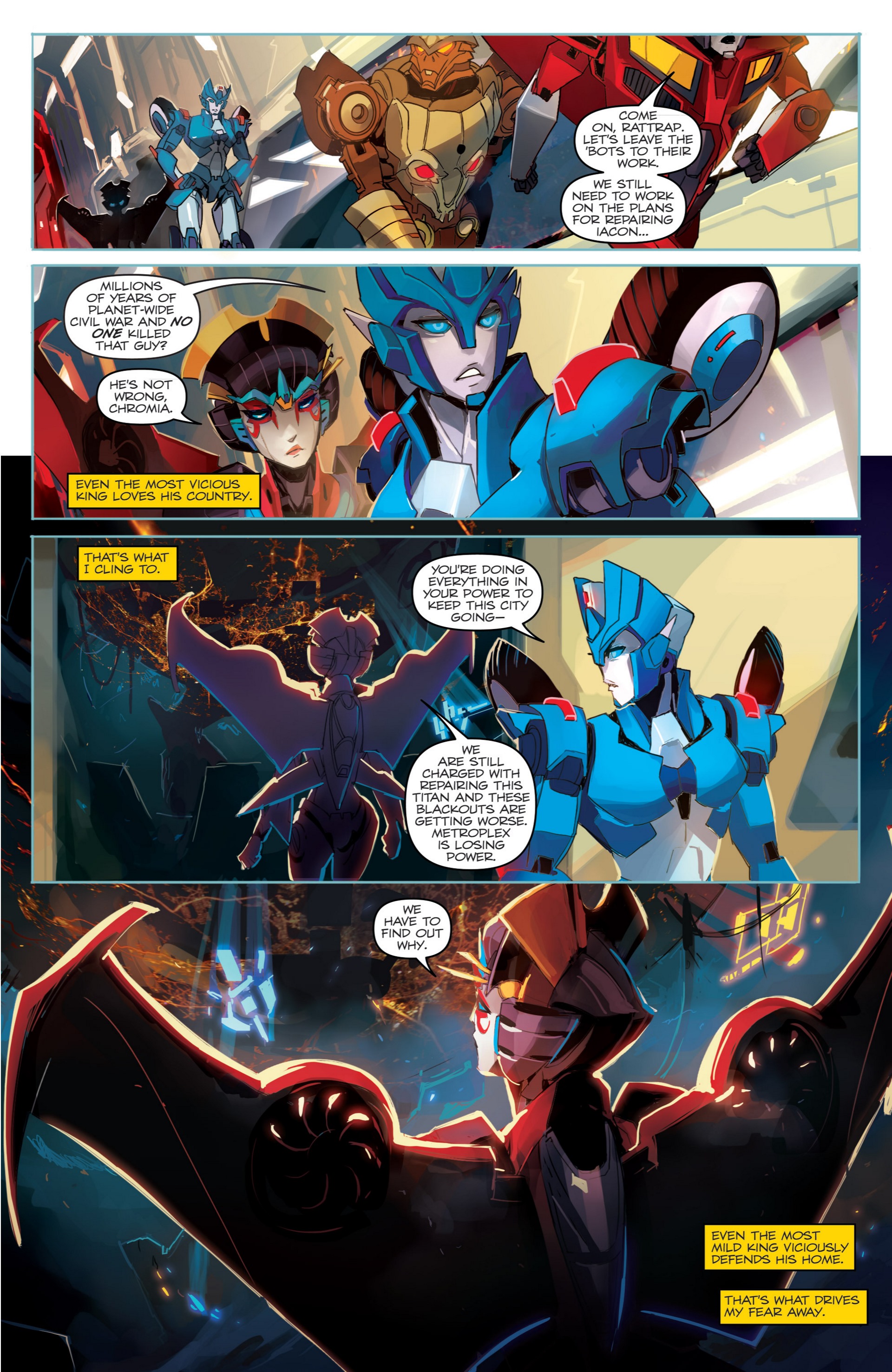 Read online The Transformers: Windblade (2014) comic -  Issue #1 - 9