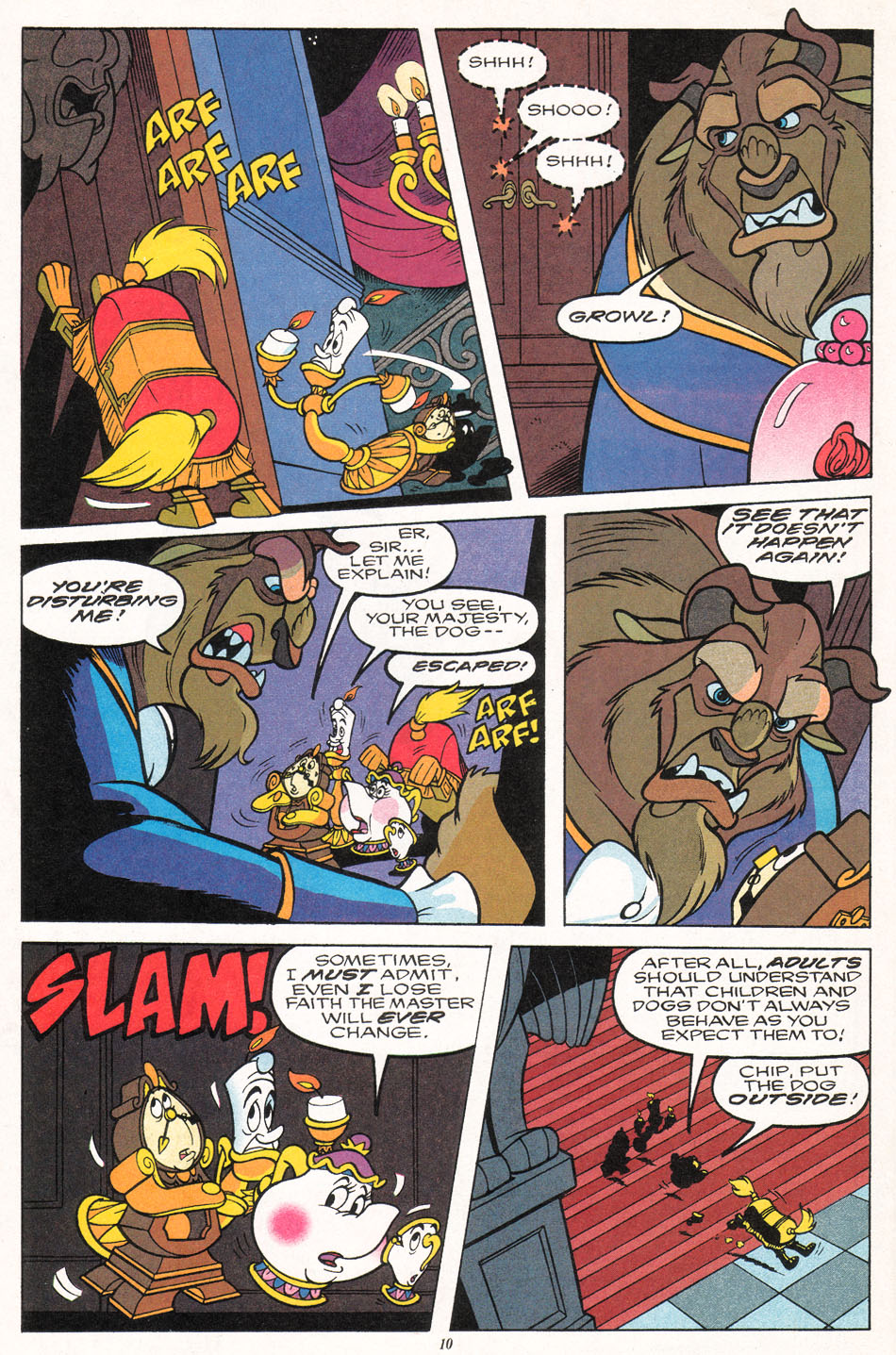 Read online Disney's Beauty and the Beast comic -  Issue #13 - 12