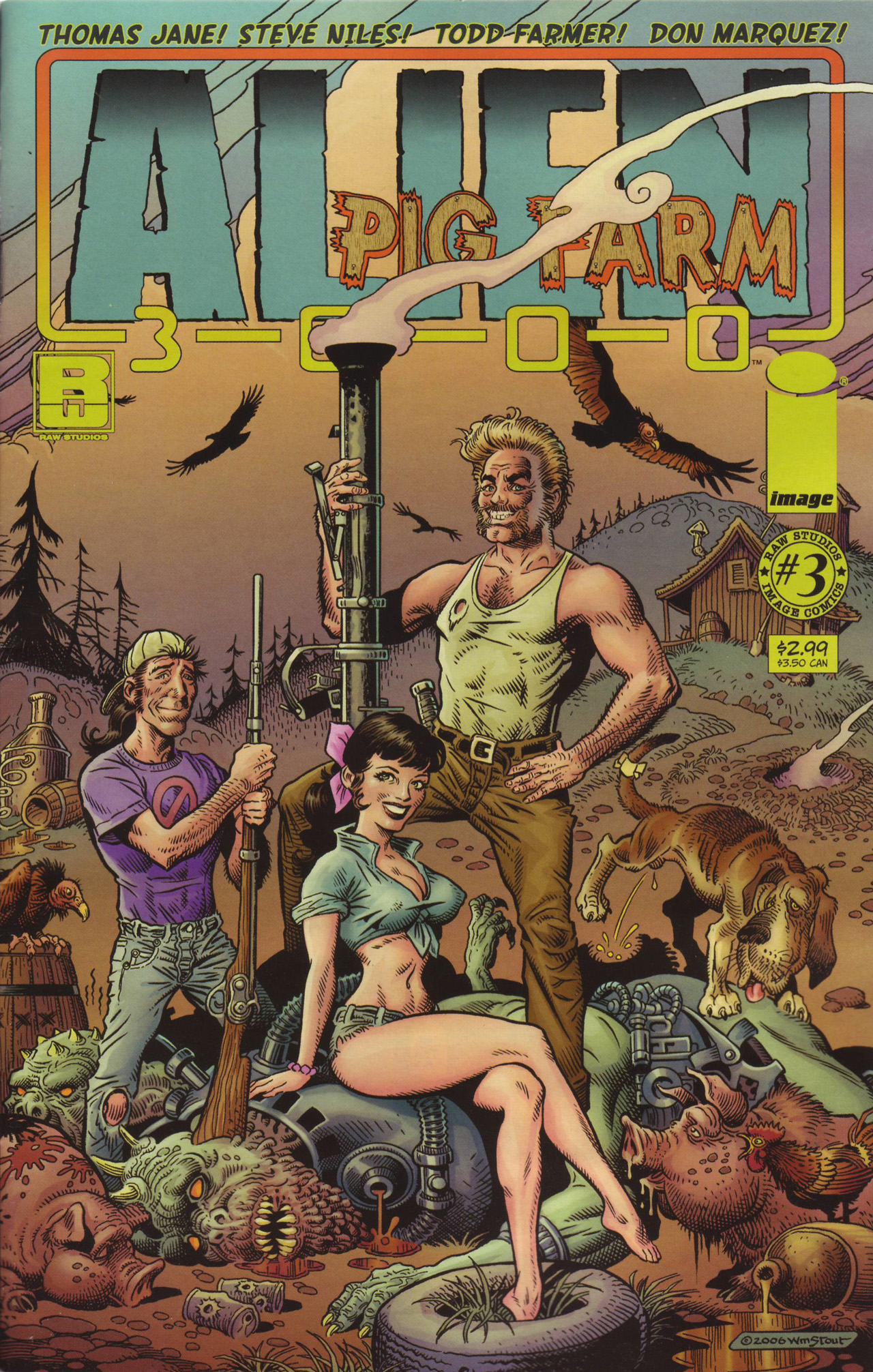 Read online Alien Pig Farm 3000 comic -  Issue #3 - 1