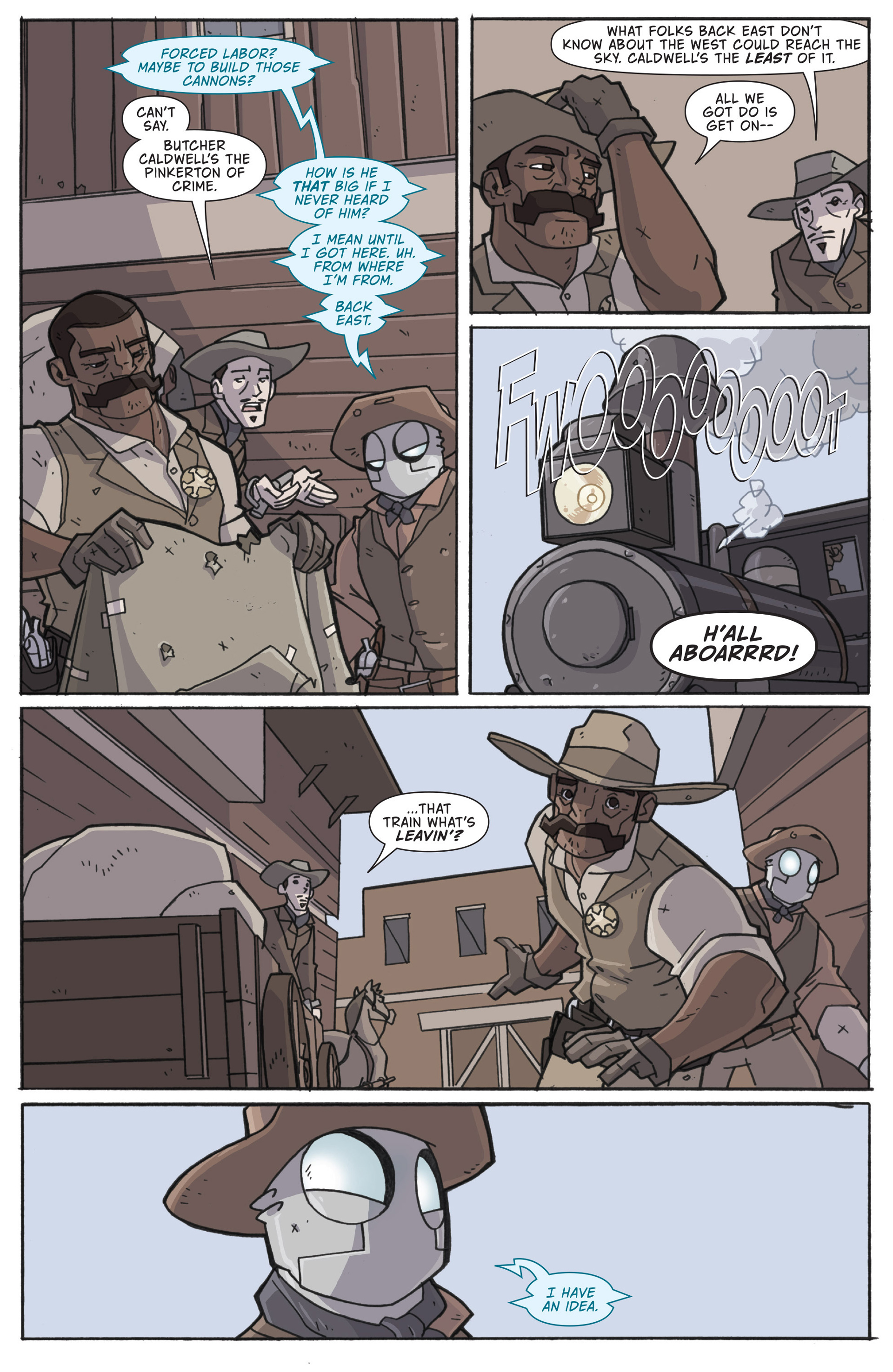 Read online Atomic Robo and the Knights of the Golden Circle comic -  Issue #3 - 4