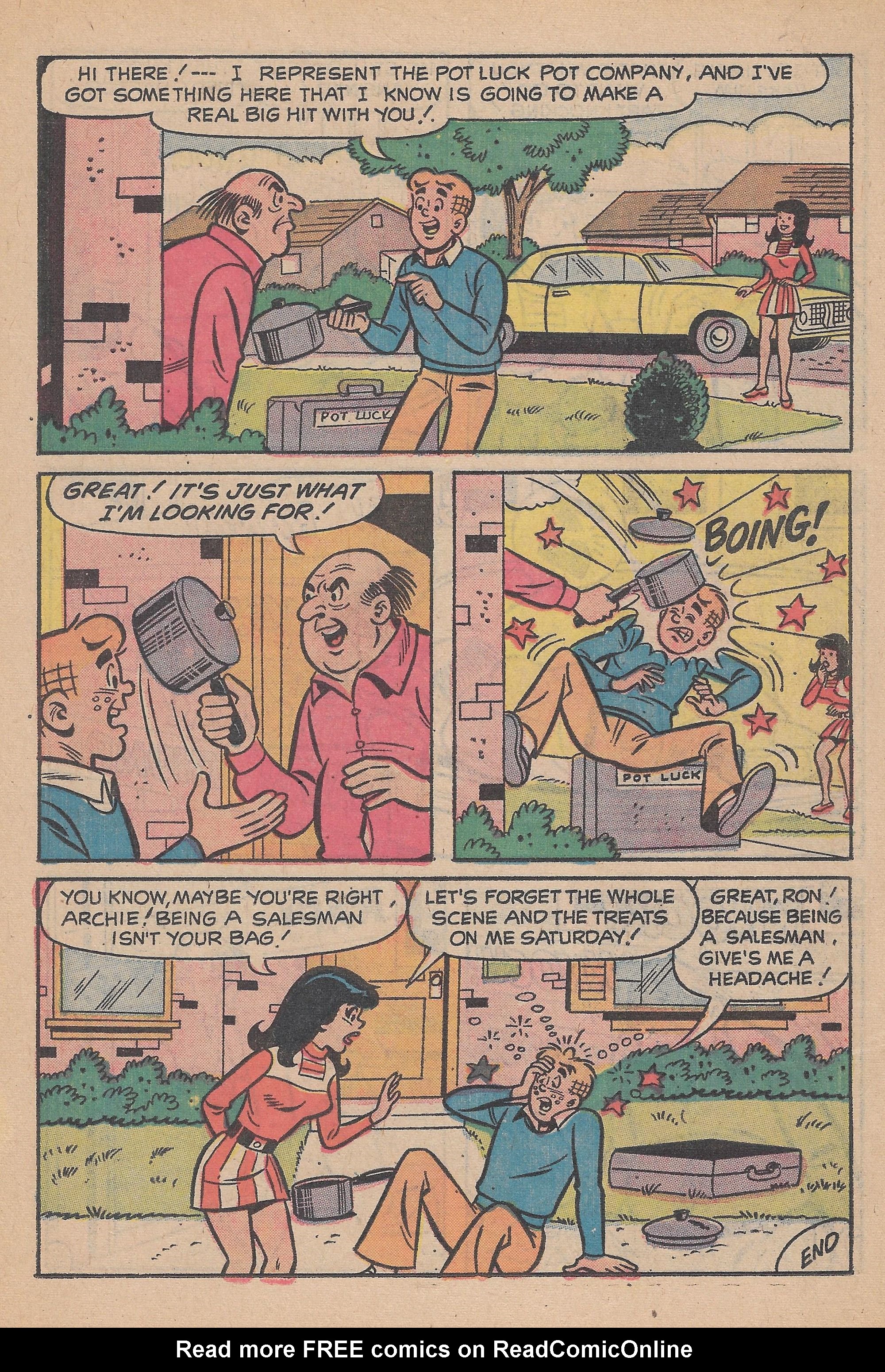 Read online Archie's TV Laugh-Out comic -  Issue #19 - 18