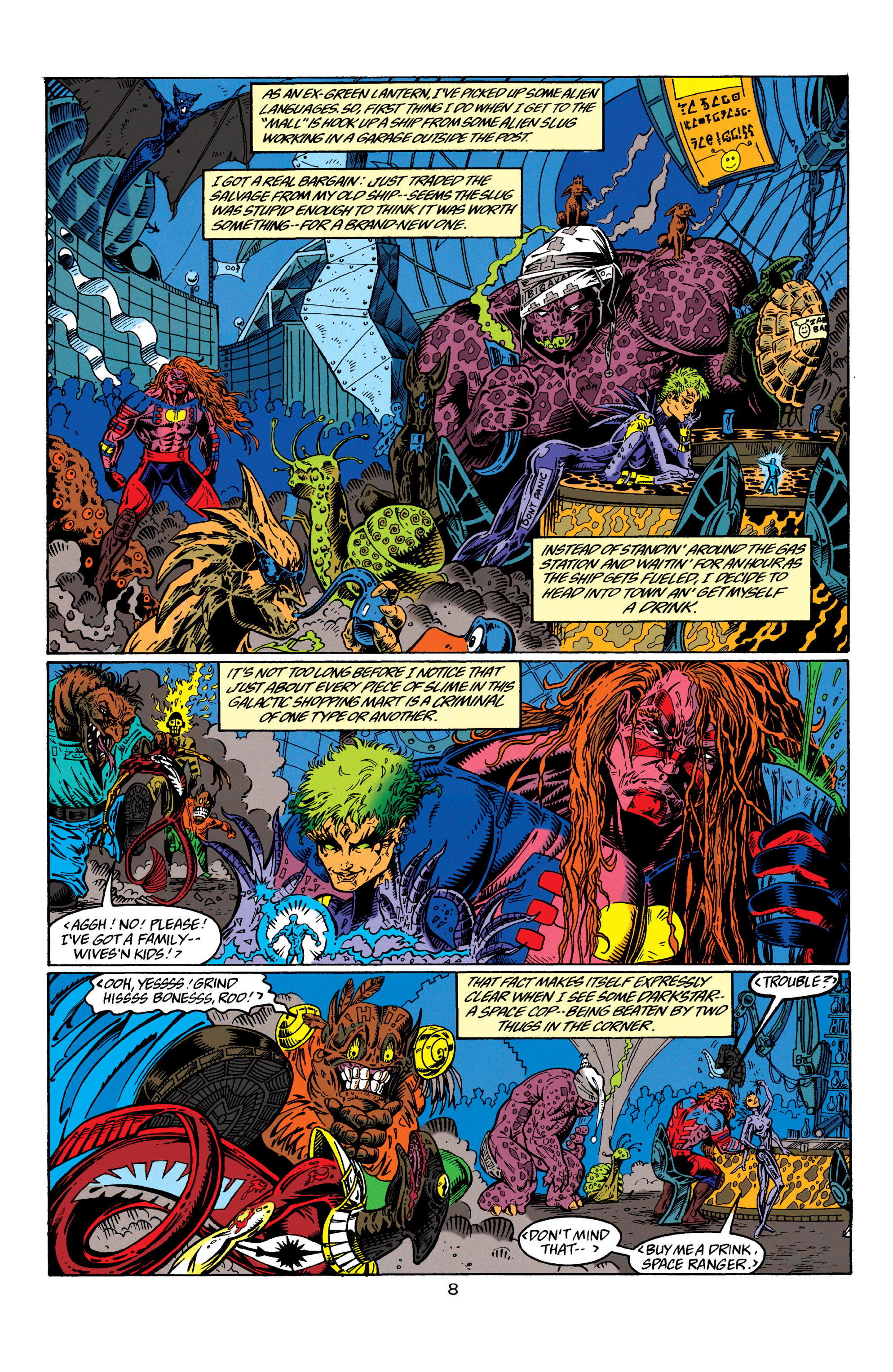 Read online Guy Gardner: Warrior comic -  Issue #35 - 8