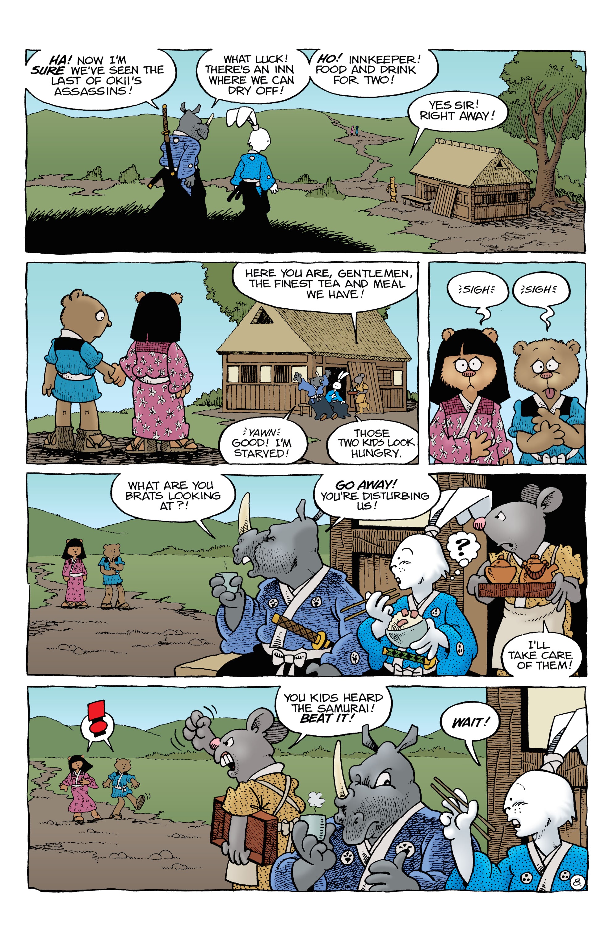 Read online Usagi Yojimbo: Wanderer’s Road comic -  Issue #5 - 9