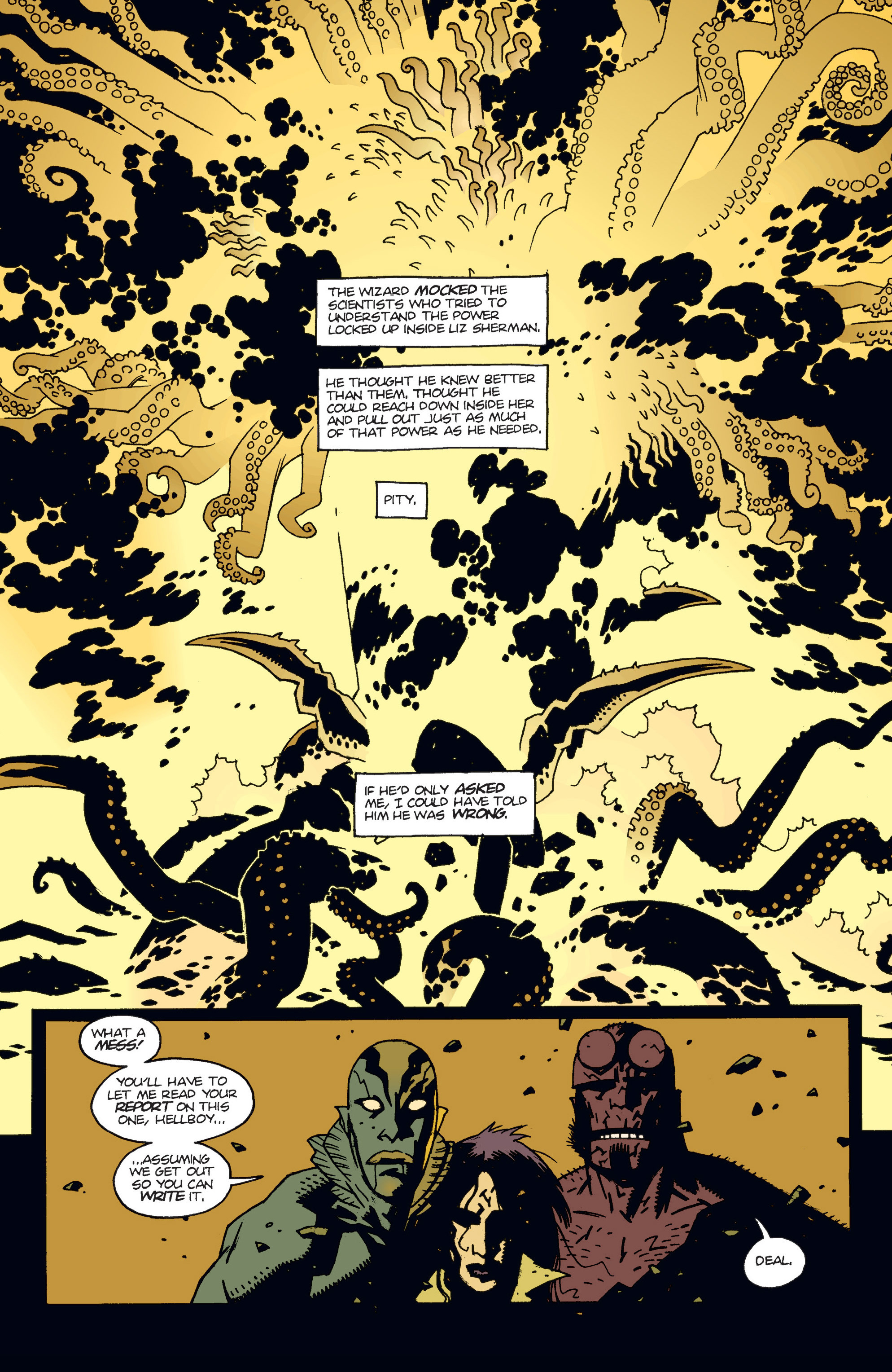 Read online Hellboy comic -  Issue #1 - 101