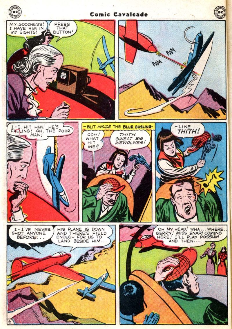 Read online Comic Cavalcade comic -  Issue #15 - 54