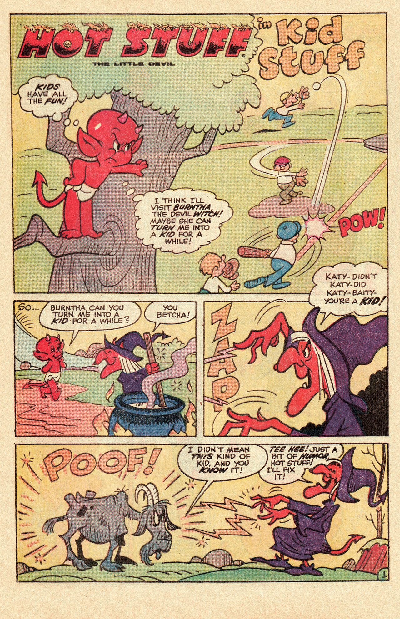 Read online Hot Stuff, the Little Devil comic -  Issue #164 - 12