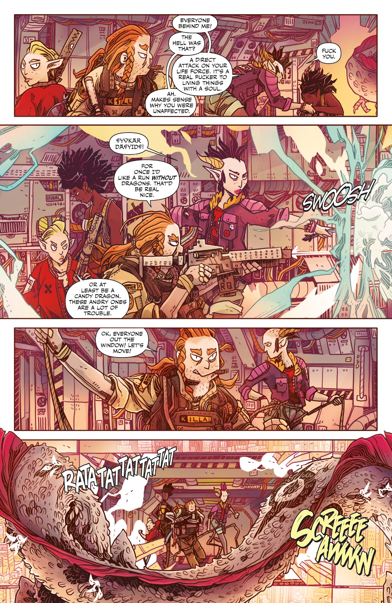 Read online Rat Queens Special: Neon Static comic -  Issue # Full - 11