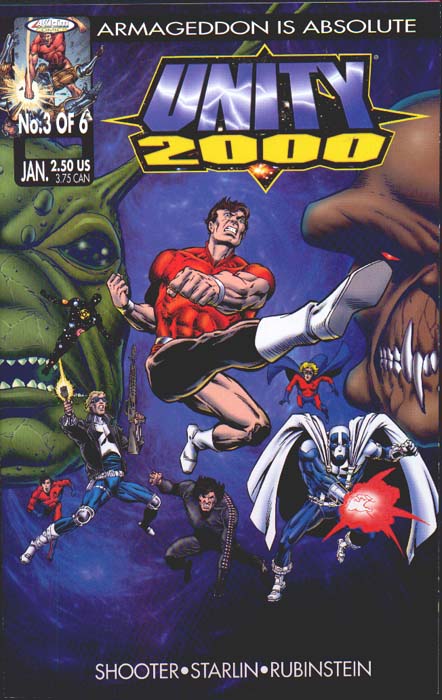 Read online Unity 2000 comic -  Issue #3 - 1