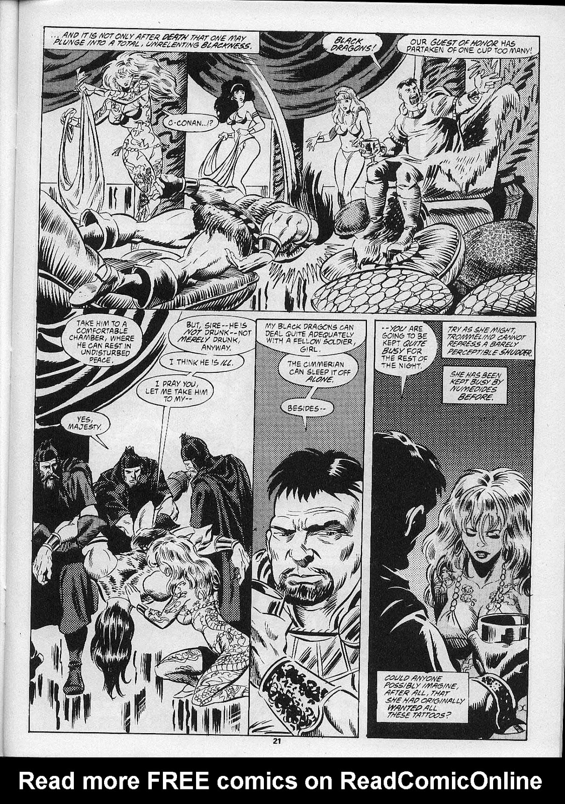The Savage Sword Of Conan issue 201 - Page 23