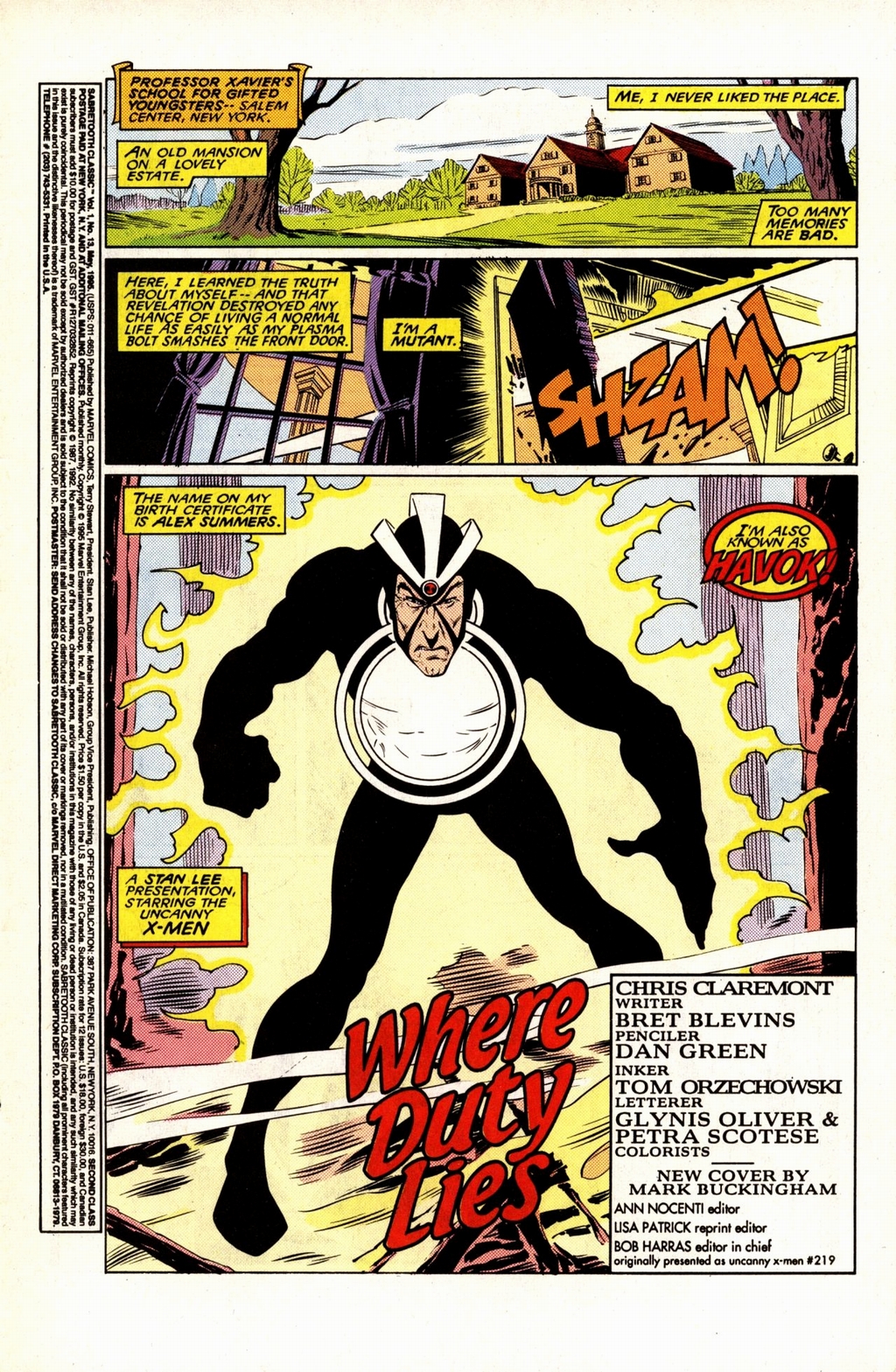 Read online Sabretooth Classic comic -  Issue #13 - 3