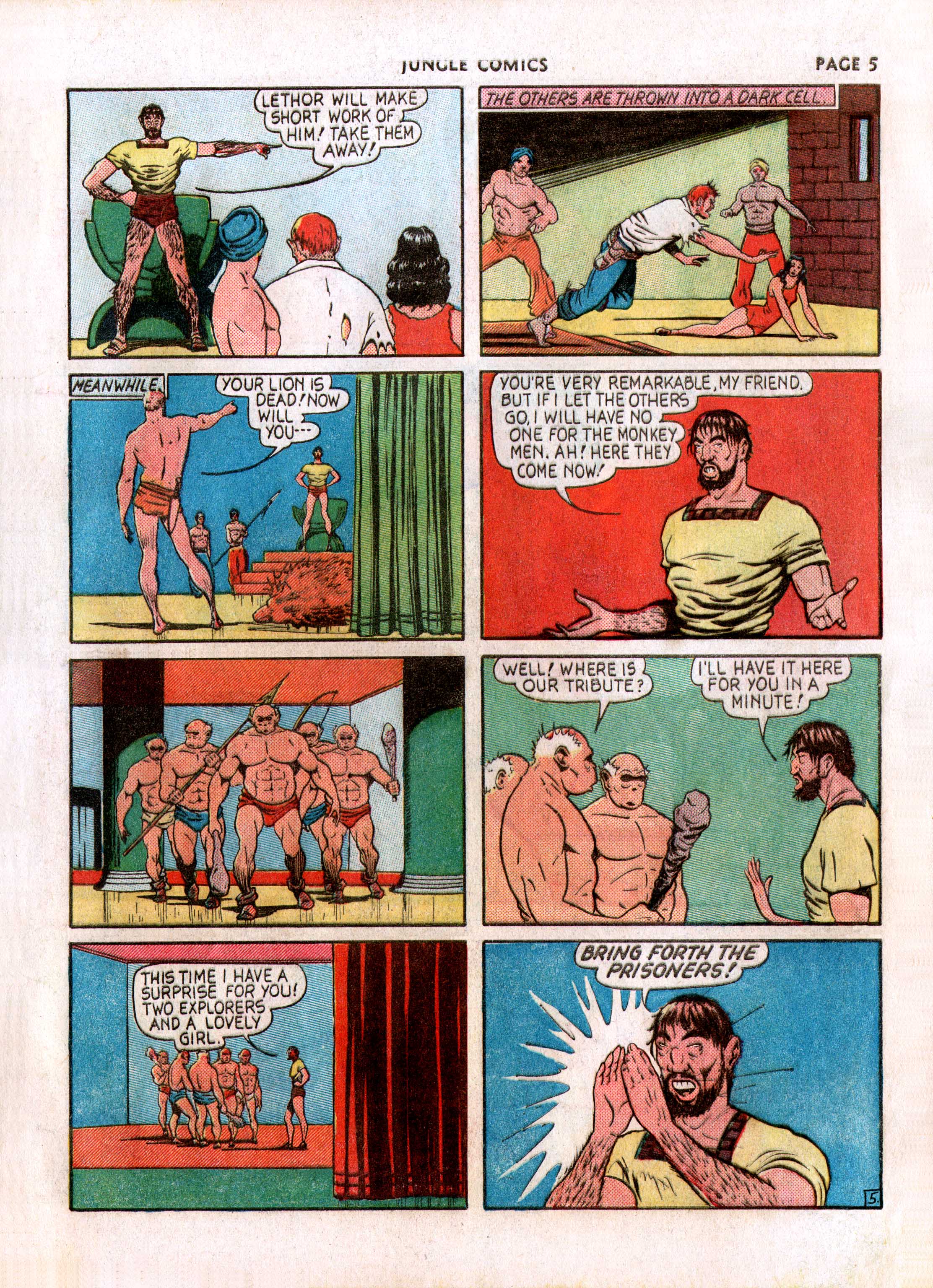 Read online Jungle Comics comic -  Issue #7 - 7