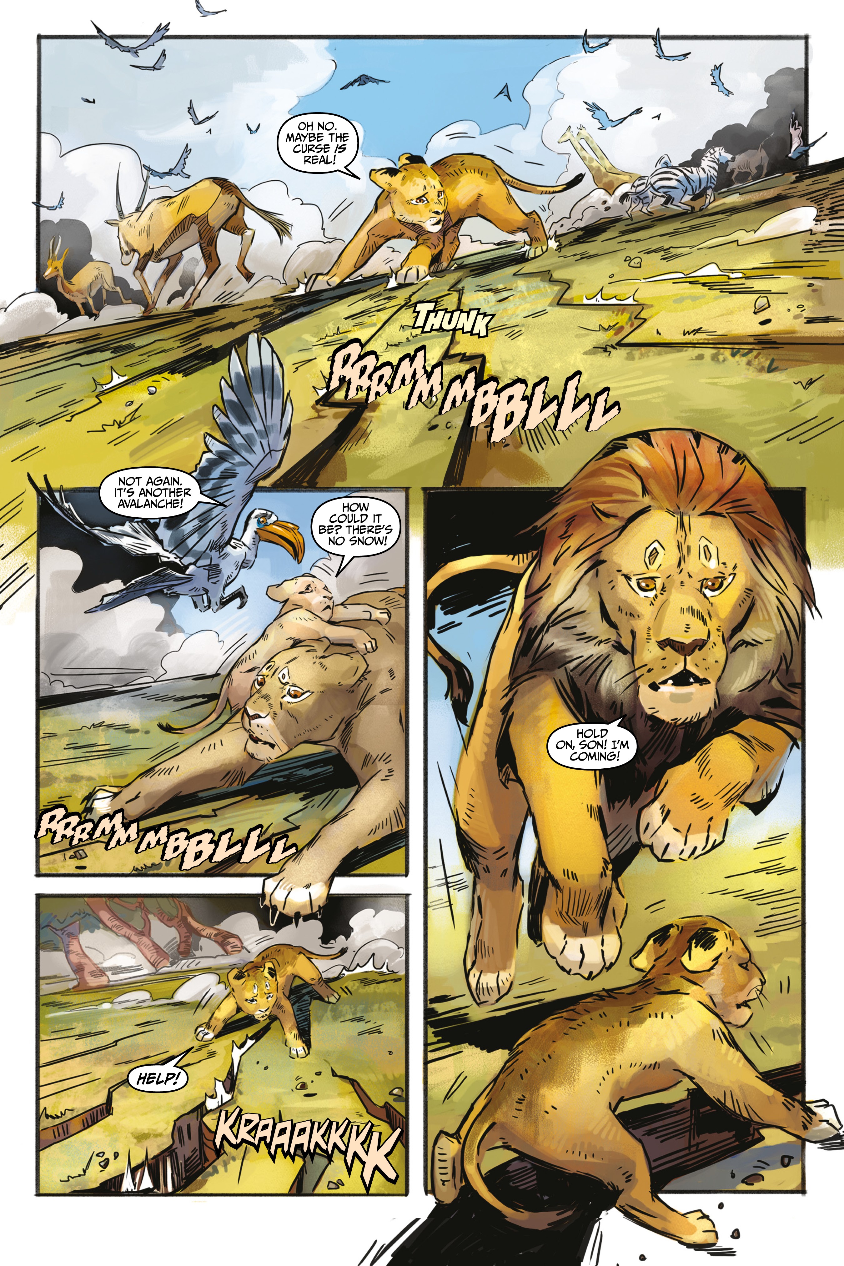 Read online Disney The Lion King: Wild Schemes and Catastrophes comic -  Issue # TPB - 64