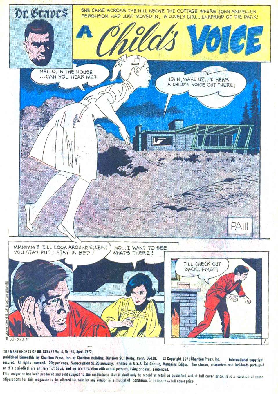 Read online The Many Ghosts of Dr. Graves comic -  Issue #31 - 3